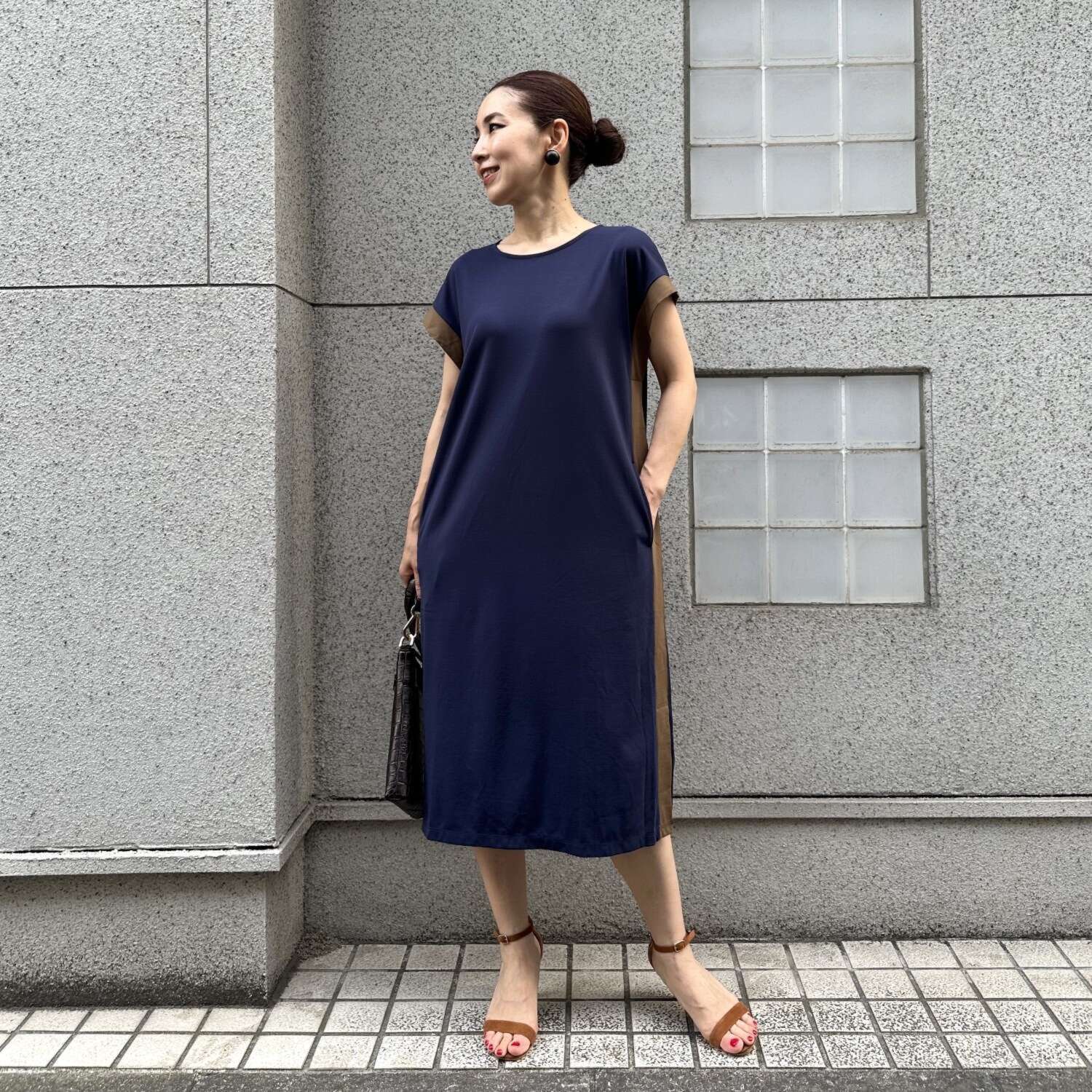 タマミ　ワタナベ ジャージーワンピース “メロウ　フロウ”