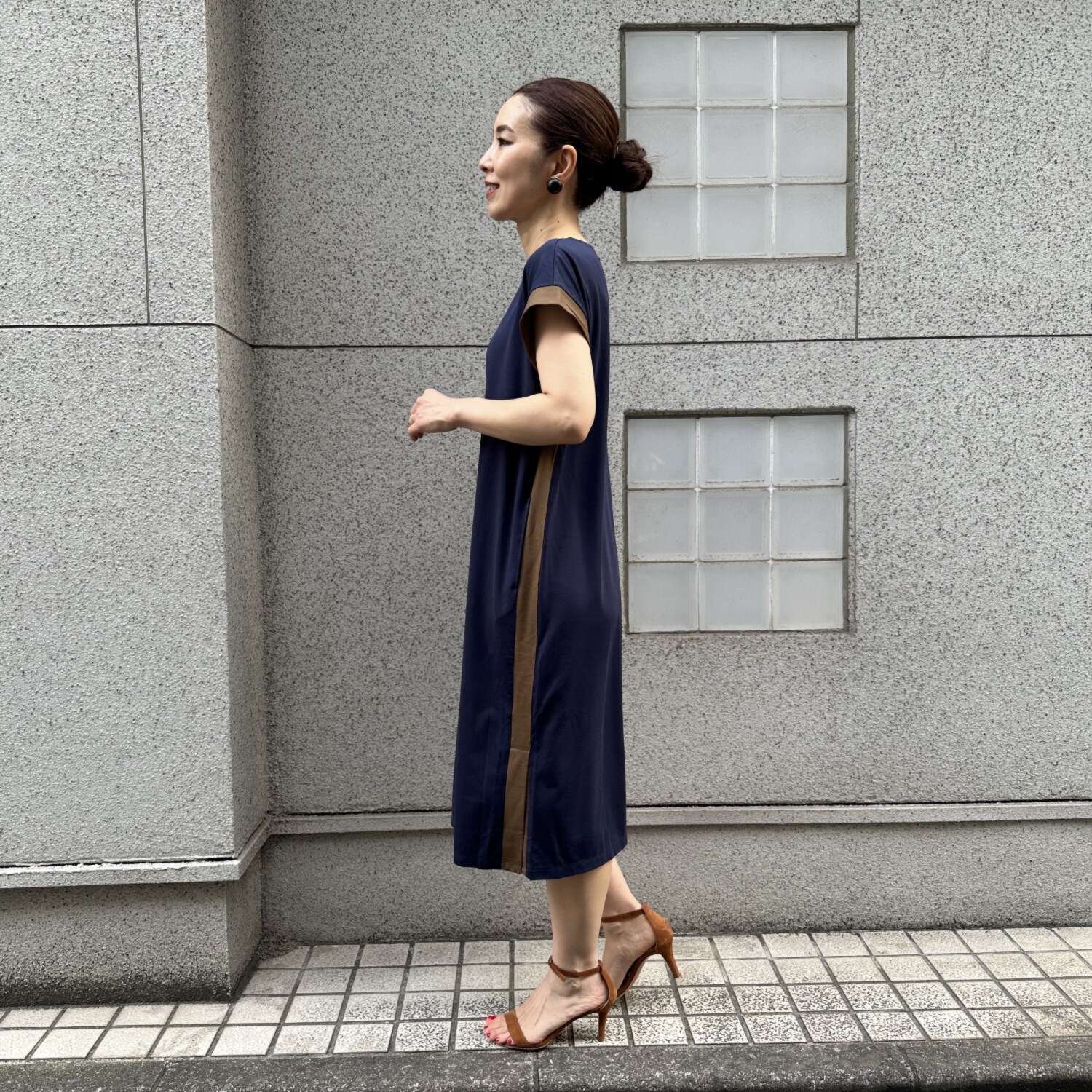 タマミ　ワタナベ ジャージーワンピース “メロウ　フロウ”