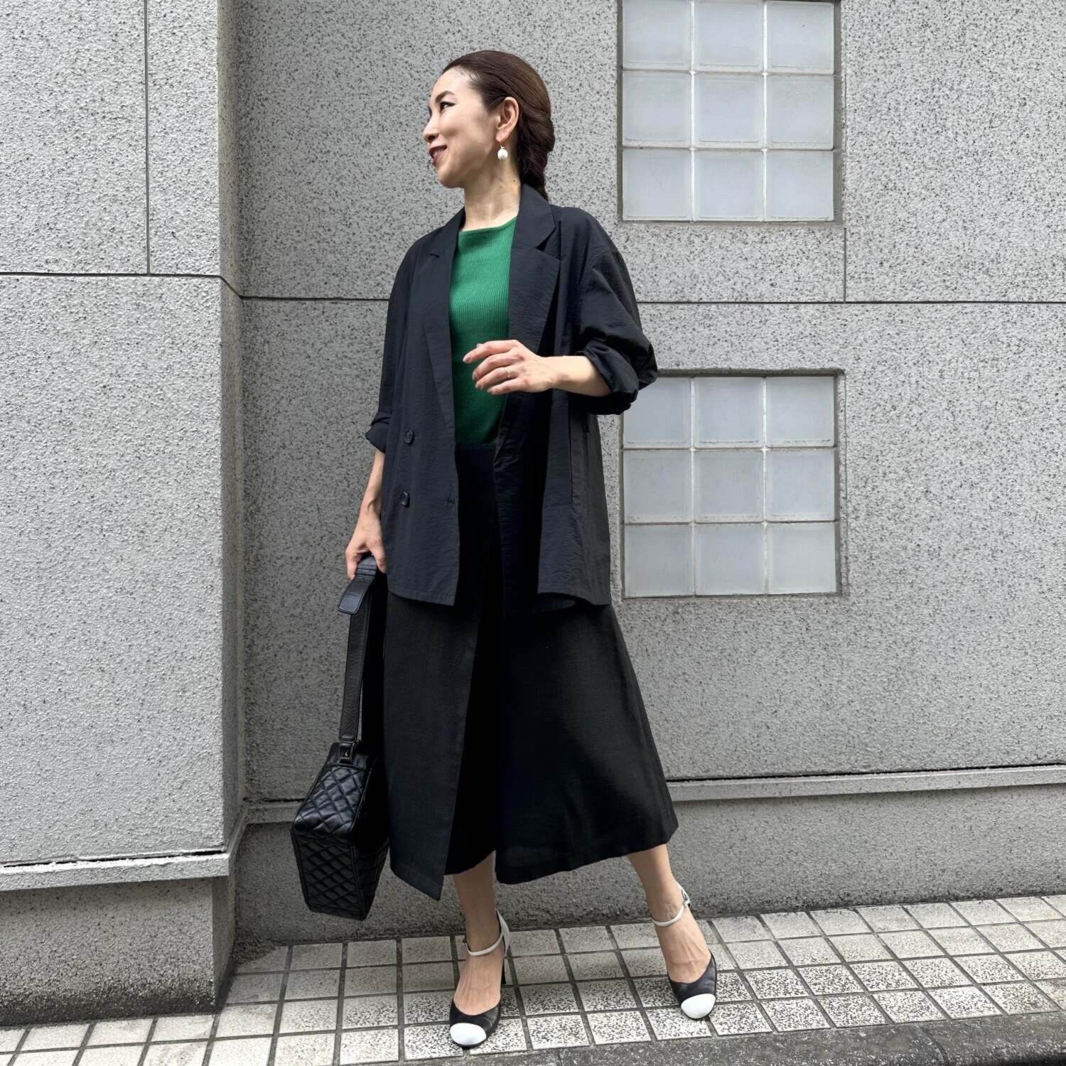 タマミ　ワタナベ サッシュベルト付 ライトジャケット “ジャック　レジェ”