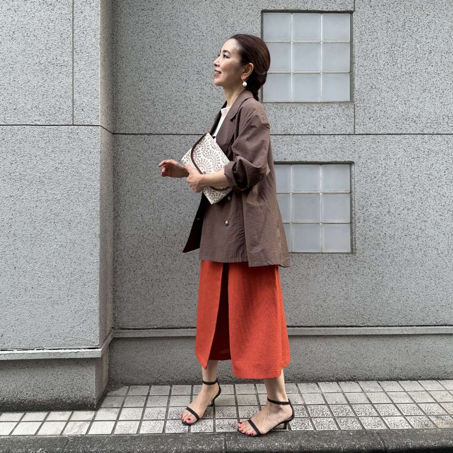 タマミ　ワタナベ サッシュベルト付 ライトジャケット “ジャック　レジェ”