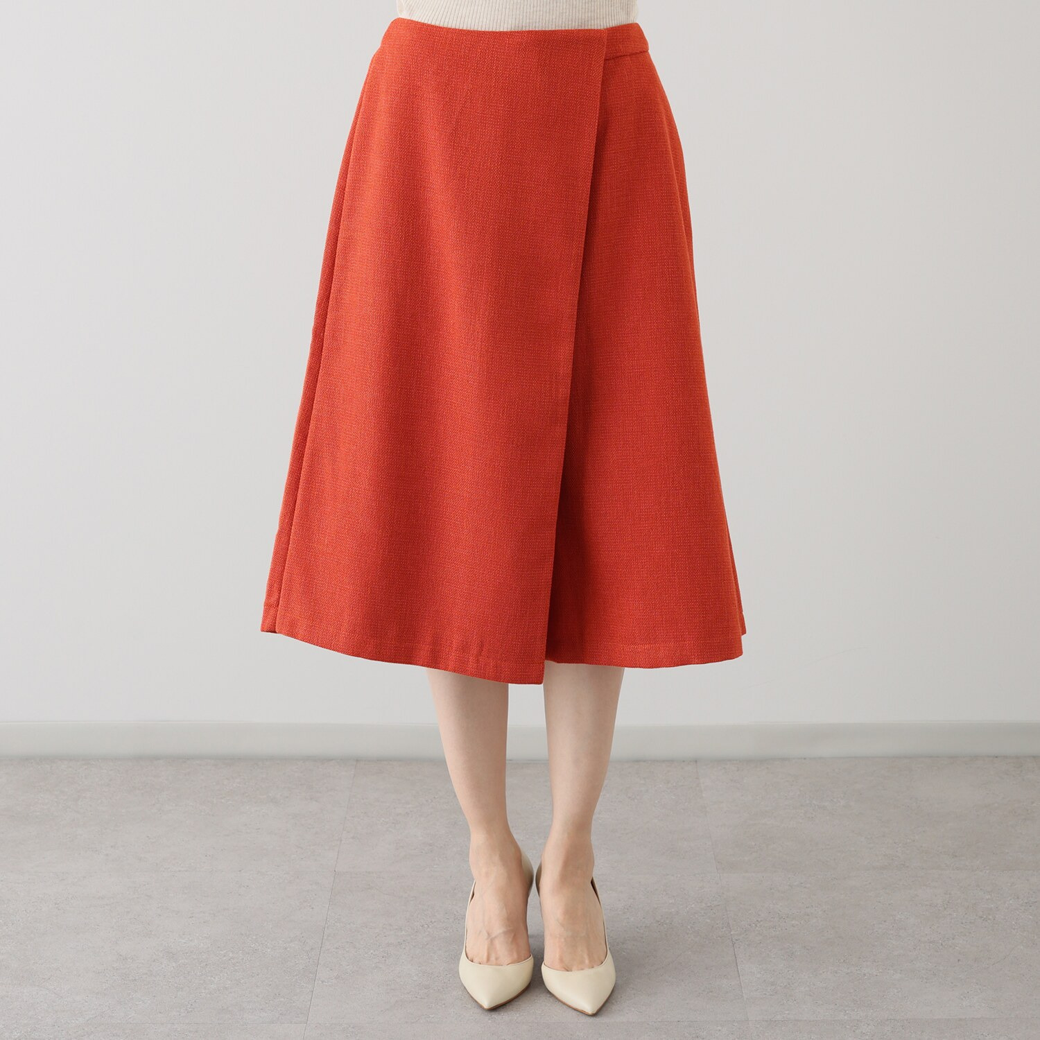 タマミ　ワタナベ ラップスカート風 キュロットパンツ “ルジール”