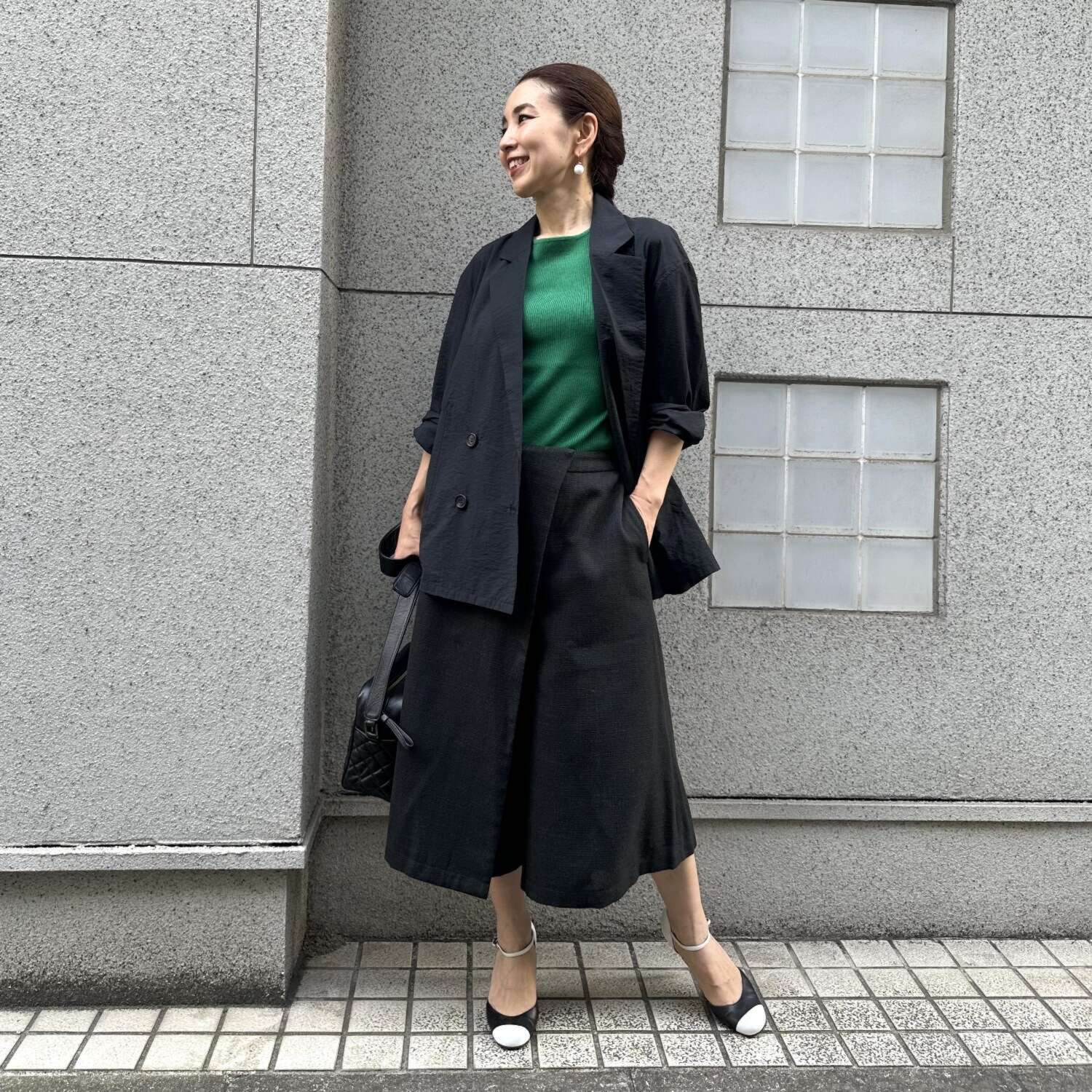 タマミ　ワタナベ ラップスカート風 キュロットパンツ “ルジール”