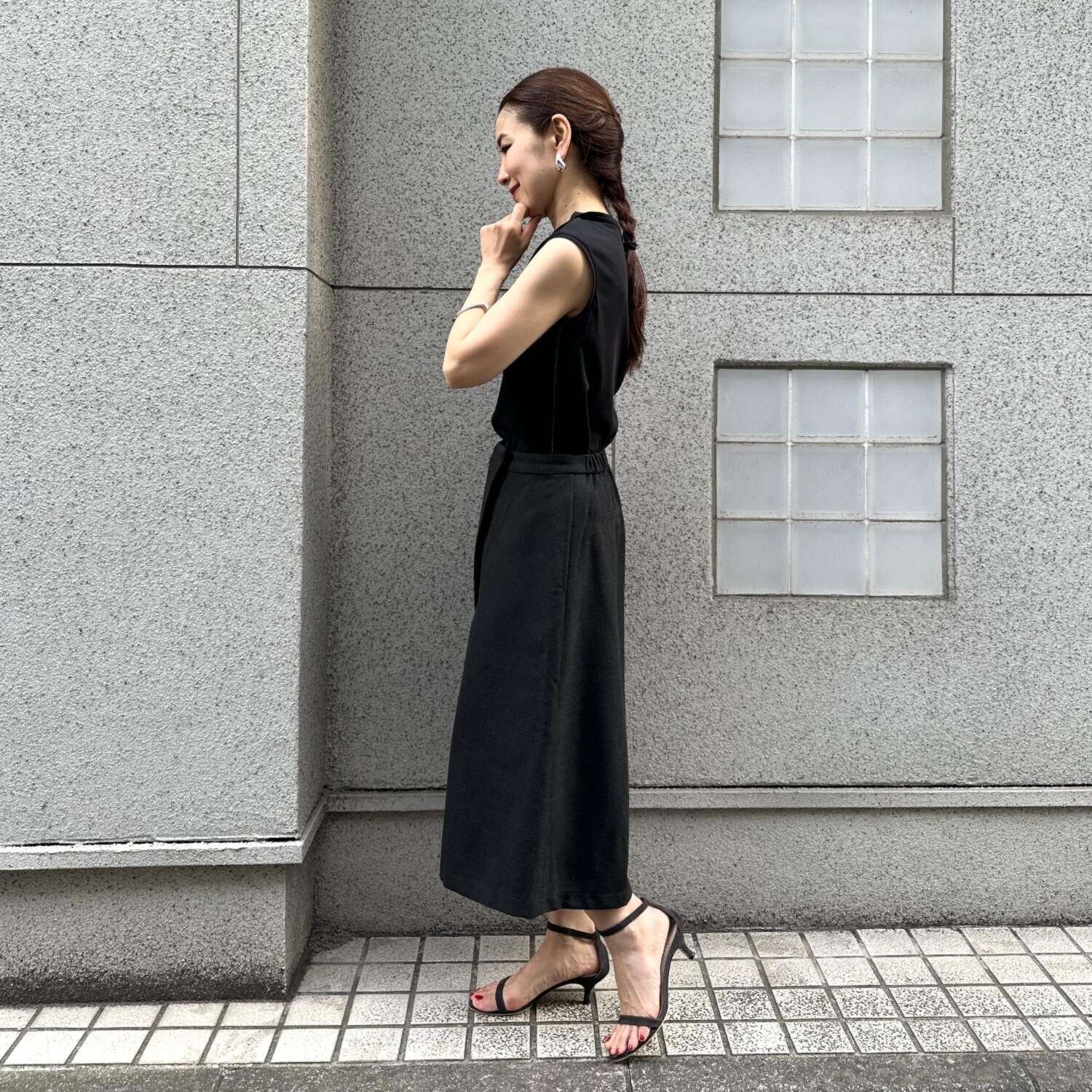 タマミ　ワタナベ ラップスカート風 キュロットパンツ “ルジール”