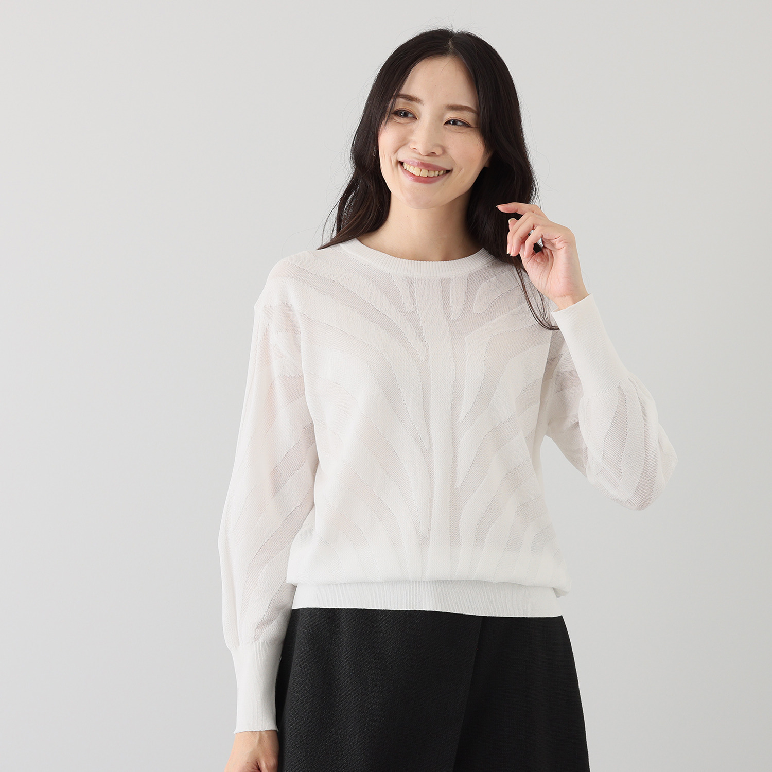 タマミ　ワタナベ ジャガードプルオーバー “ゼーブルクレール”