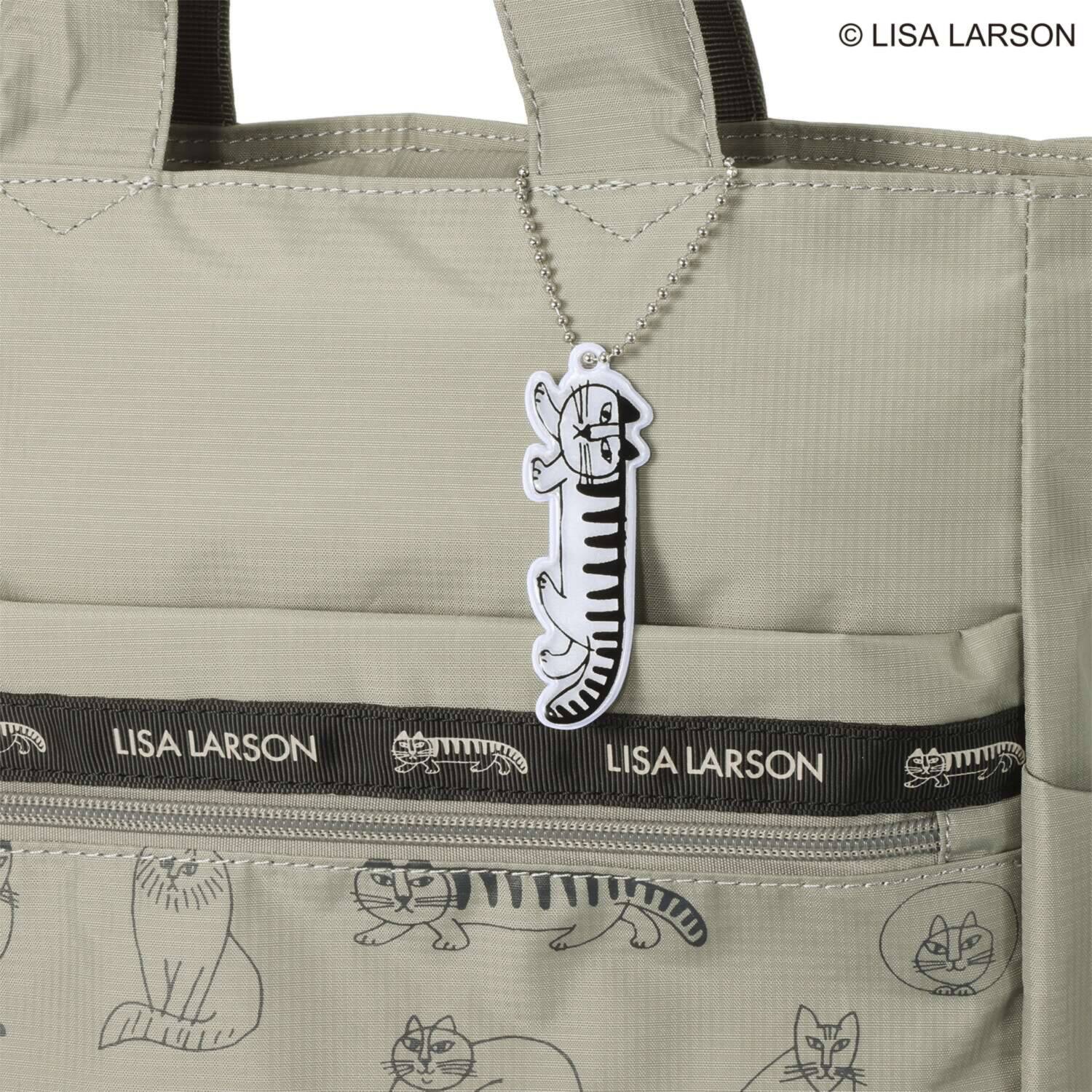 リサ・ラーソン 軽量・はっ水 スケッチねこたち ２ウェイリュック