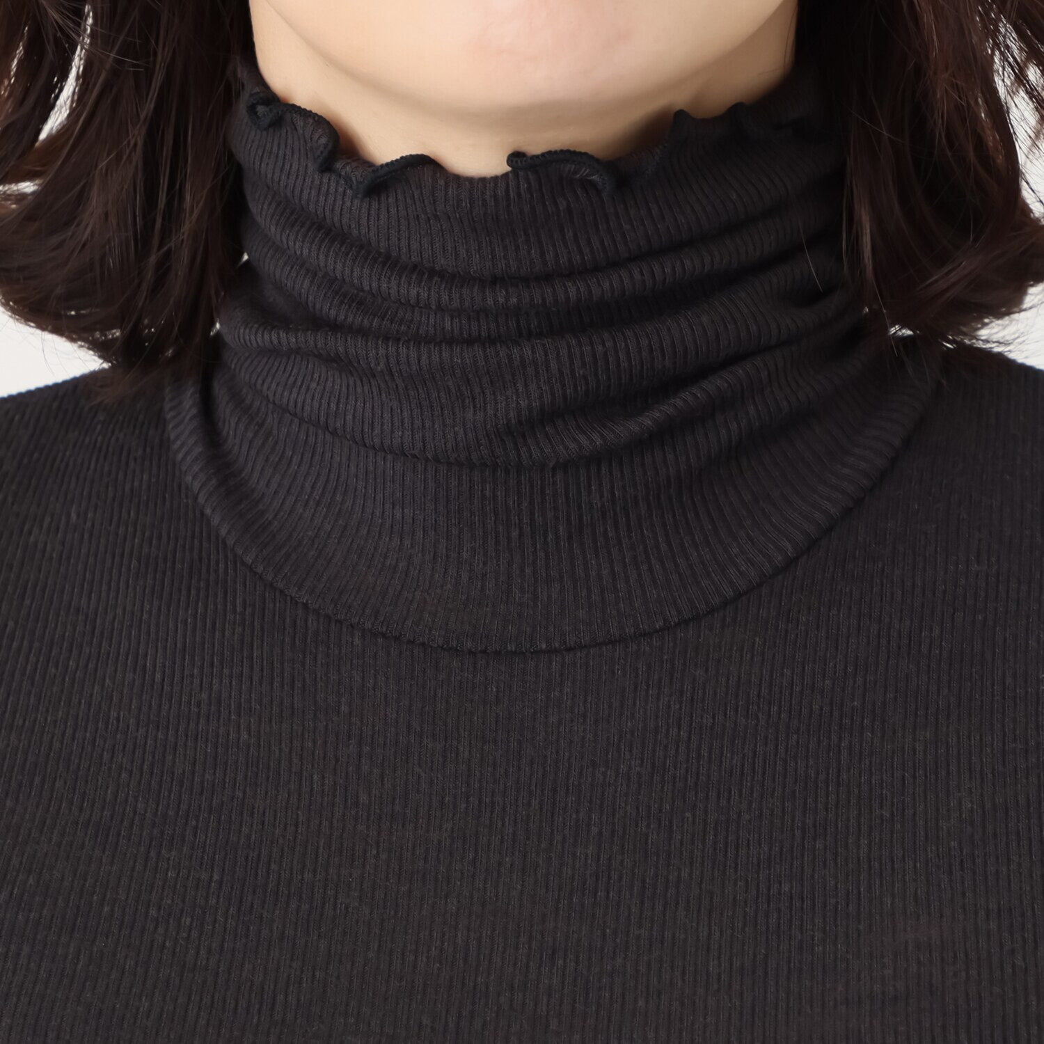 ヘ・エラ 日本製 抗菌防臭・消臭・吸湿発熱 極上メリノウール１００％ ロールネックインナー