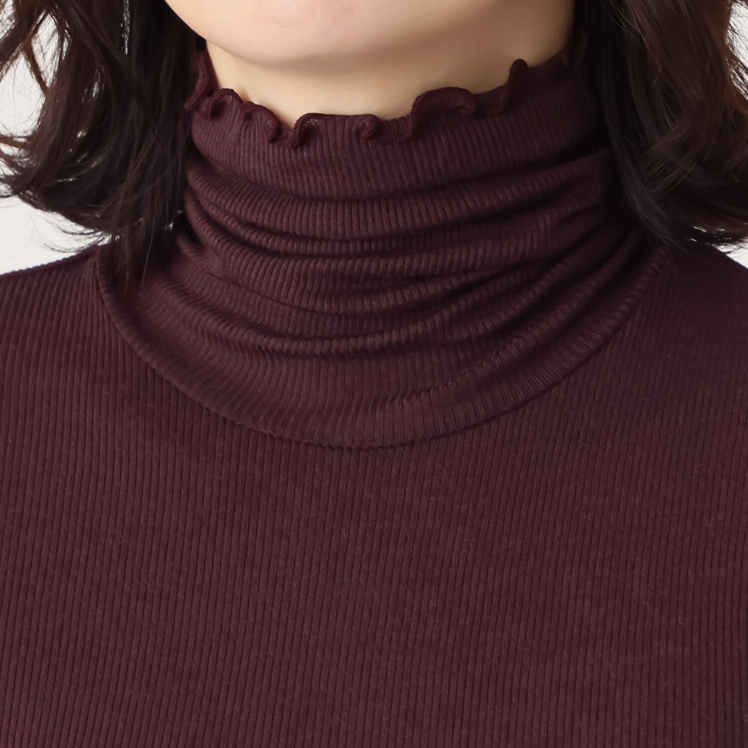 ヘ・エラ 日本製 抗菌防臭・消臭・吸湿発熱 極上メリノウール１００％ ロールネックインナー