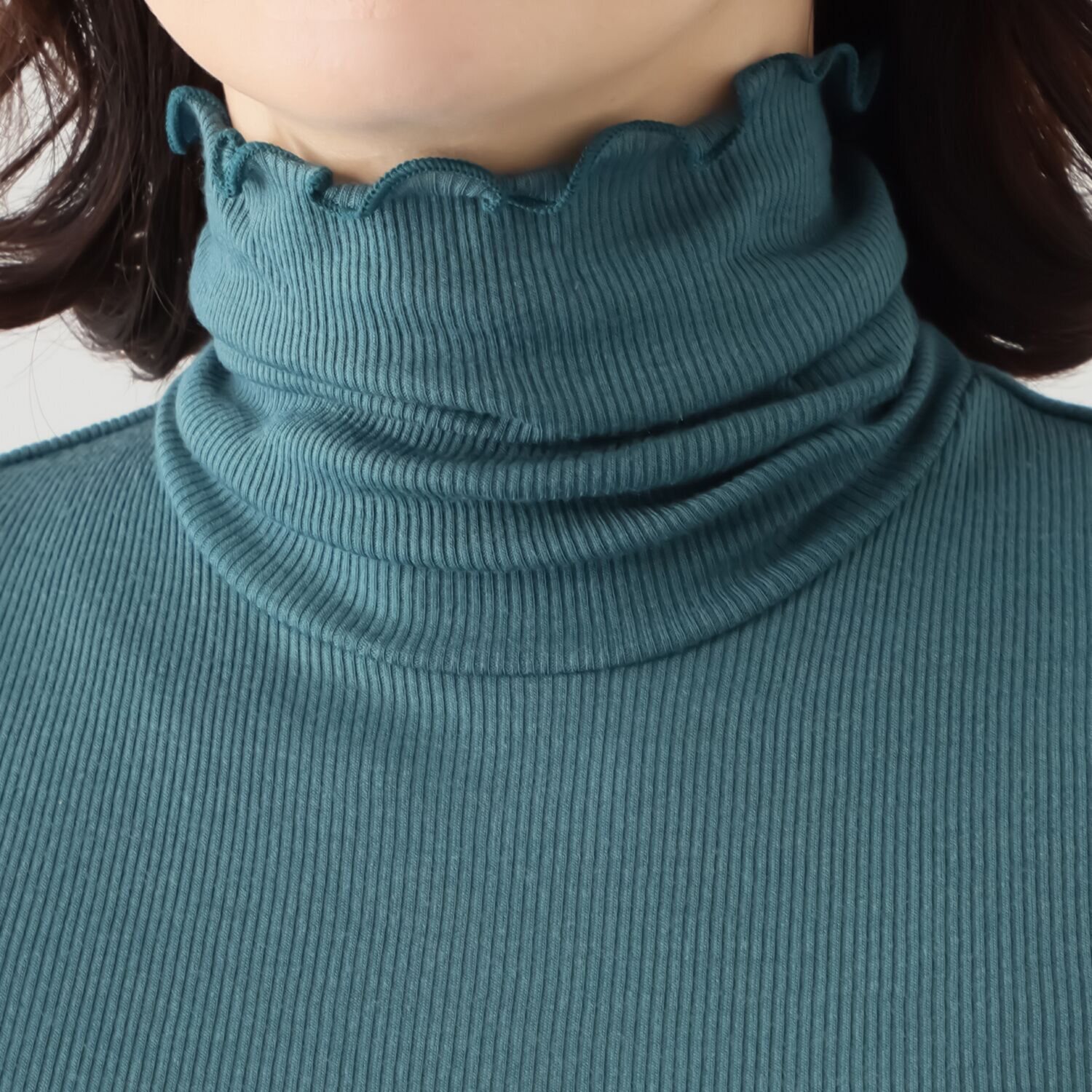 ヘ・エラ 日本製 抗菌防臭・消臭・吸湿発熱 極上メリノウール１００％ ロールネックインナー