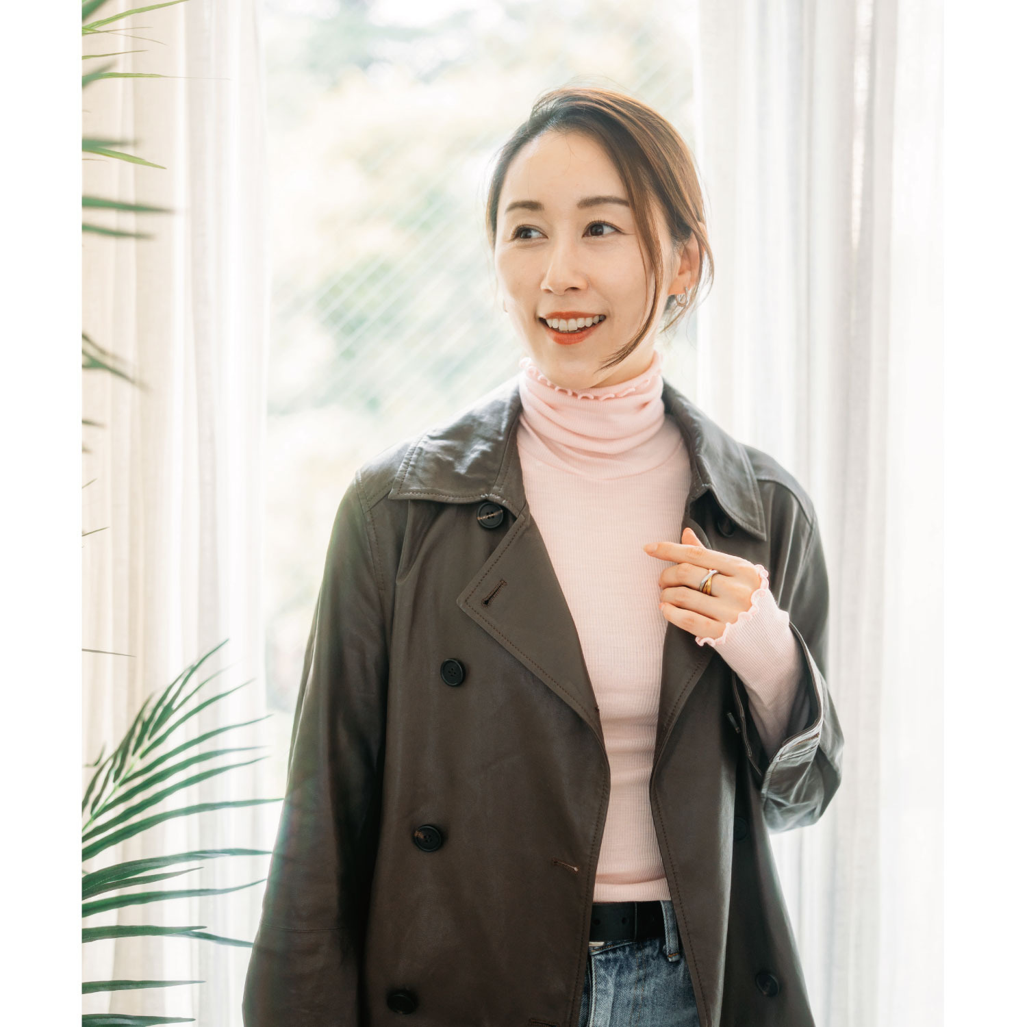 ヘ・エラ 日本製 抗菌防臭・消臭・吸湿発熱 極上メリノウール１００％ ロールネックインナー