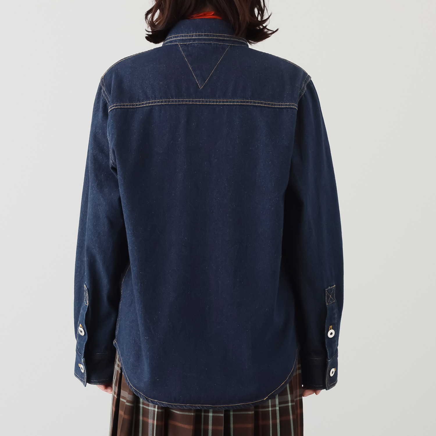 ヘ・エラ コットン１００％ デニムシャツジャケット