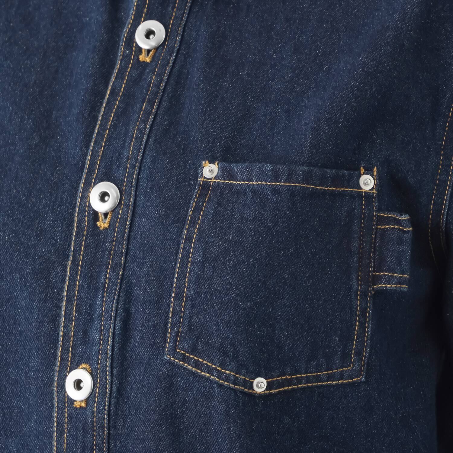 ヘ・エラ コットン１００％ デニムシャツジャケット