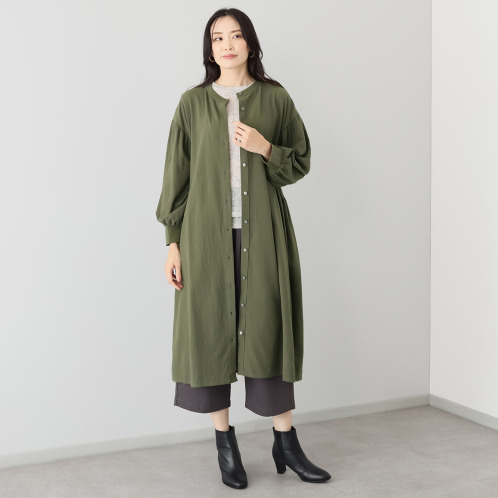 エバーグリーン　エバーモア　柔らかさに包まれる　ボイルワンピース