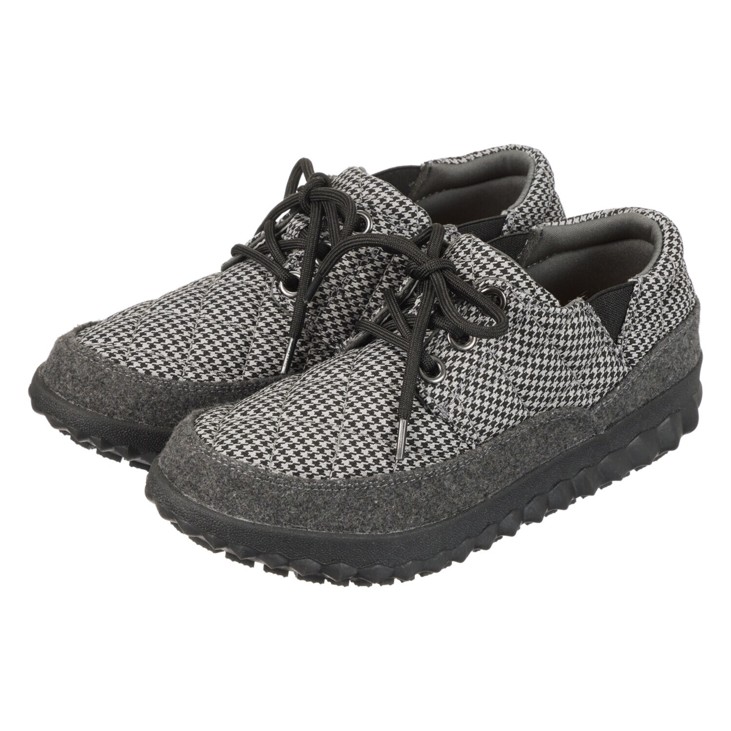 トーキョーキャンプゴー 防水　防滑 サイドゴア キルティング レースアップシューズ