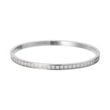 キラレ ステンレス スクエアカットＣＺ ラインデザインバングル