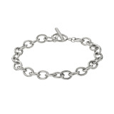 キラレ ステンレス チャンキーチェーン トグル＆バー ブレスレット