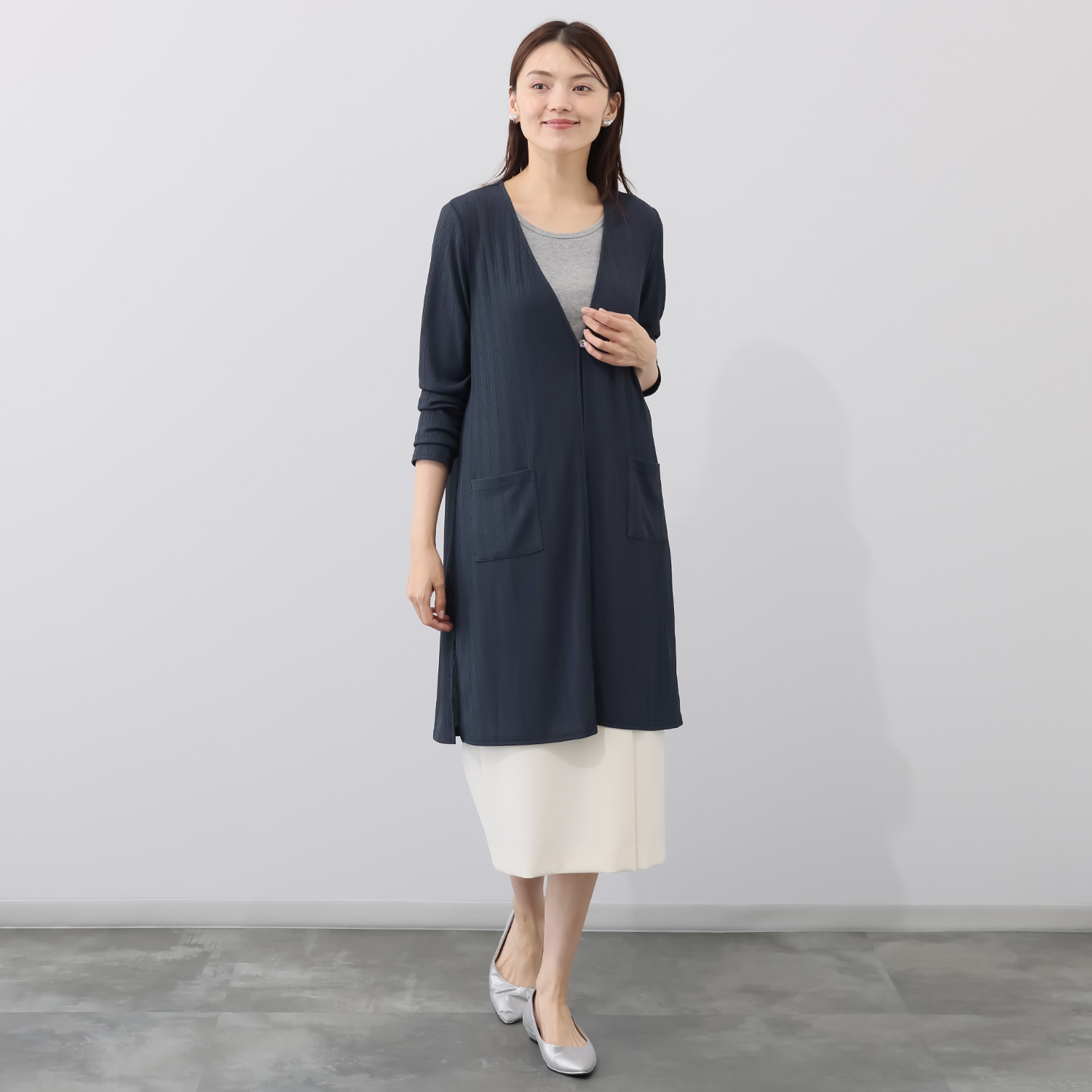 ダジュール ロングカーディガン