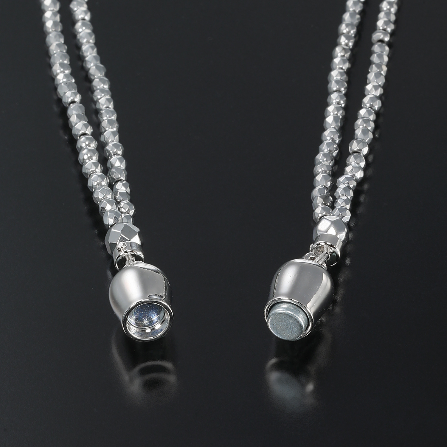 グランシフォレ オパール＆ ロッククリスタルクォーツ ２連ネックレス