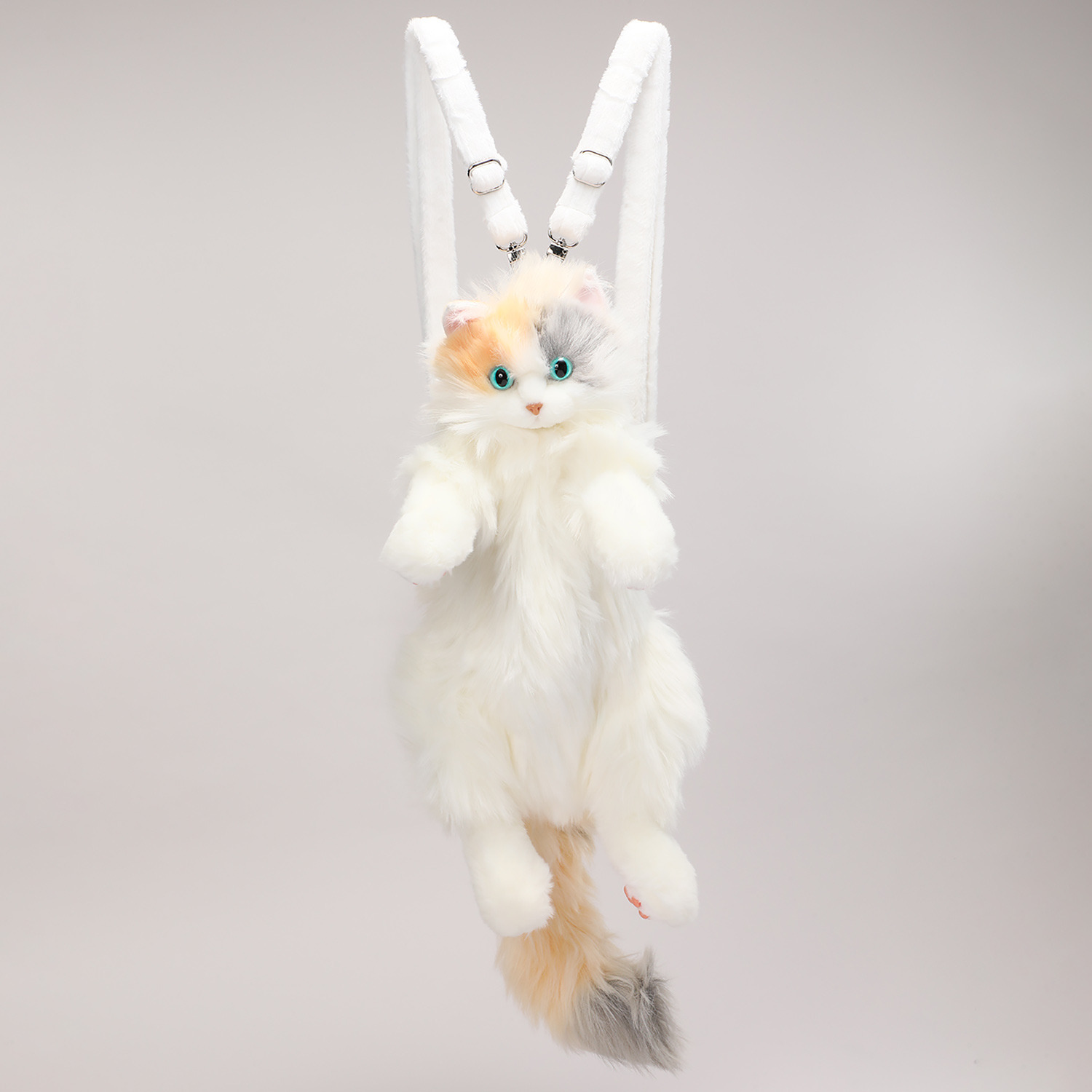 一緒にお出かけしよう！ 猫のぬいぐるみの バックパック