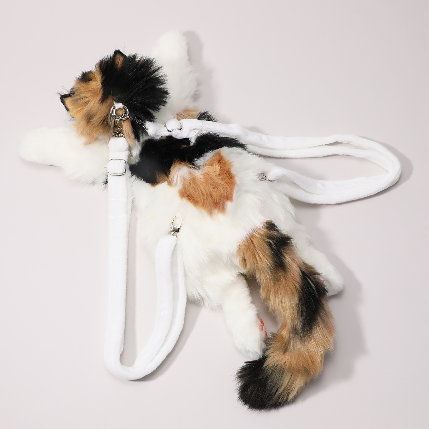 一緒にお出かけしよう！ 猫のぬいぐるみの バックパック