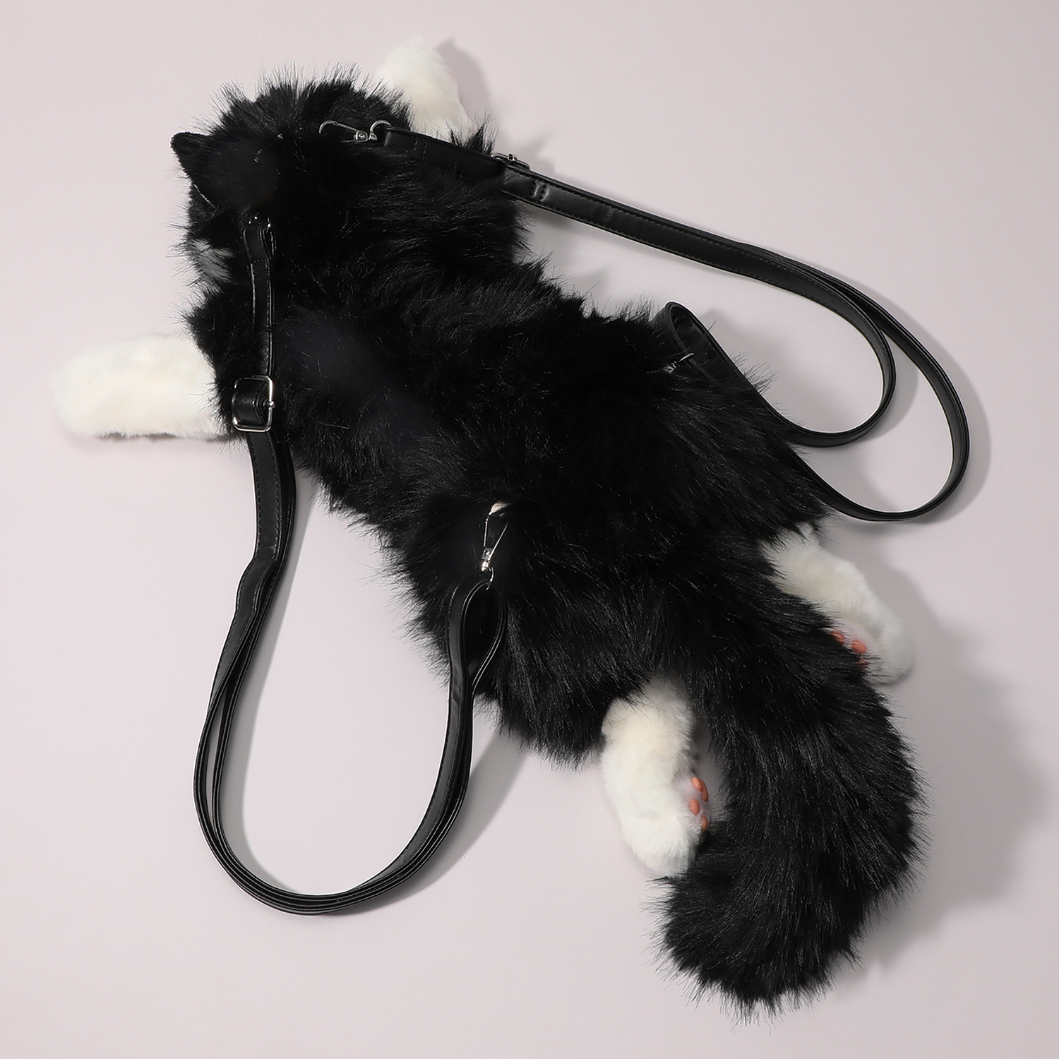 一緒にお出かけしよう！ 猫のぬいぐるみの バックパック