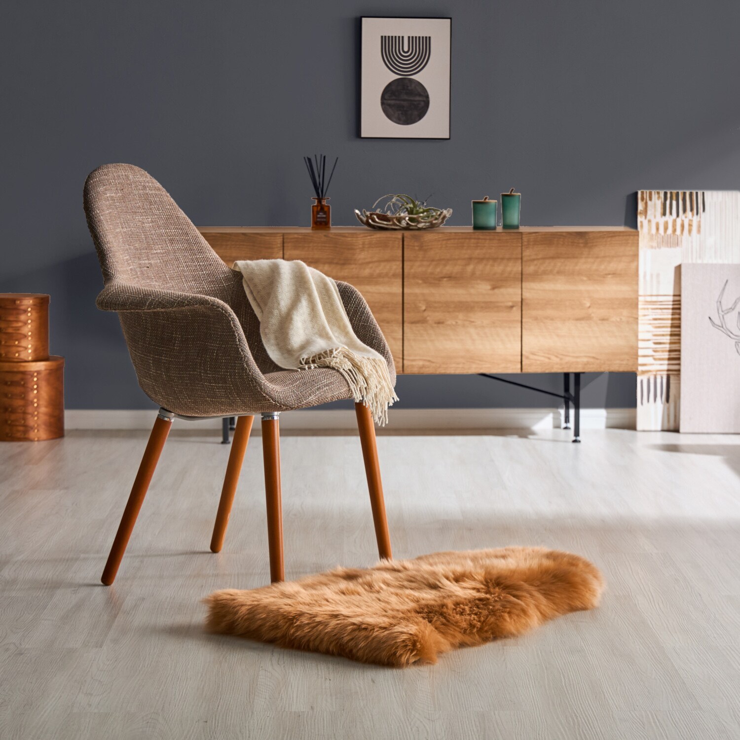 モリリン ニュージーランド産 メリノムートン使用！ ムートンピース＜１匹物＞