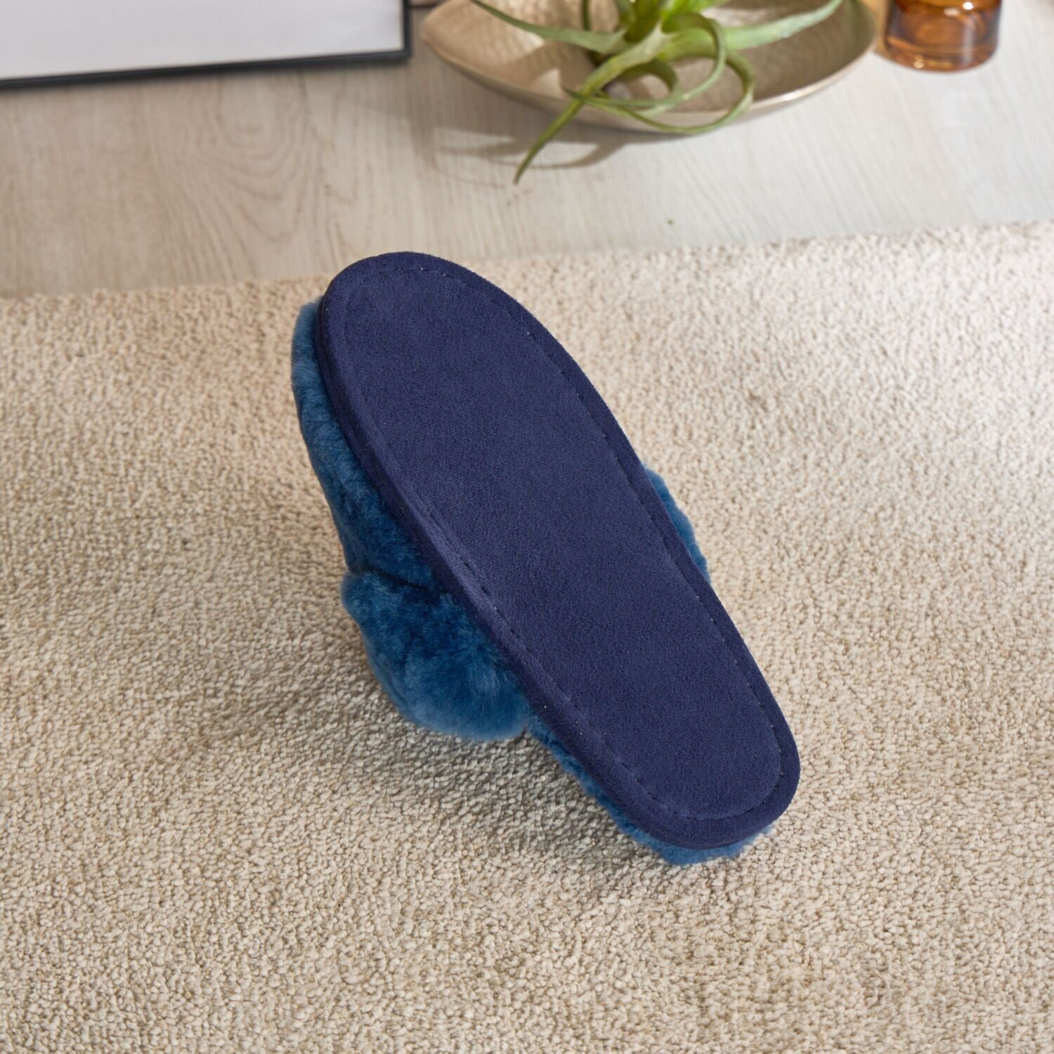 モリリン ニュージーランド産 メリノムートン使用！ ムートンスリッパ２色組