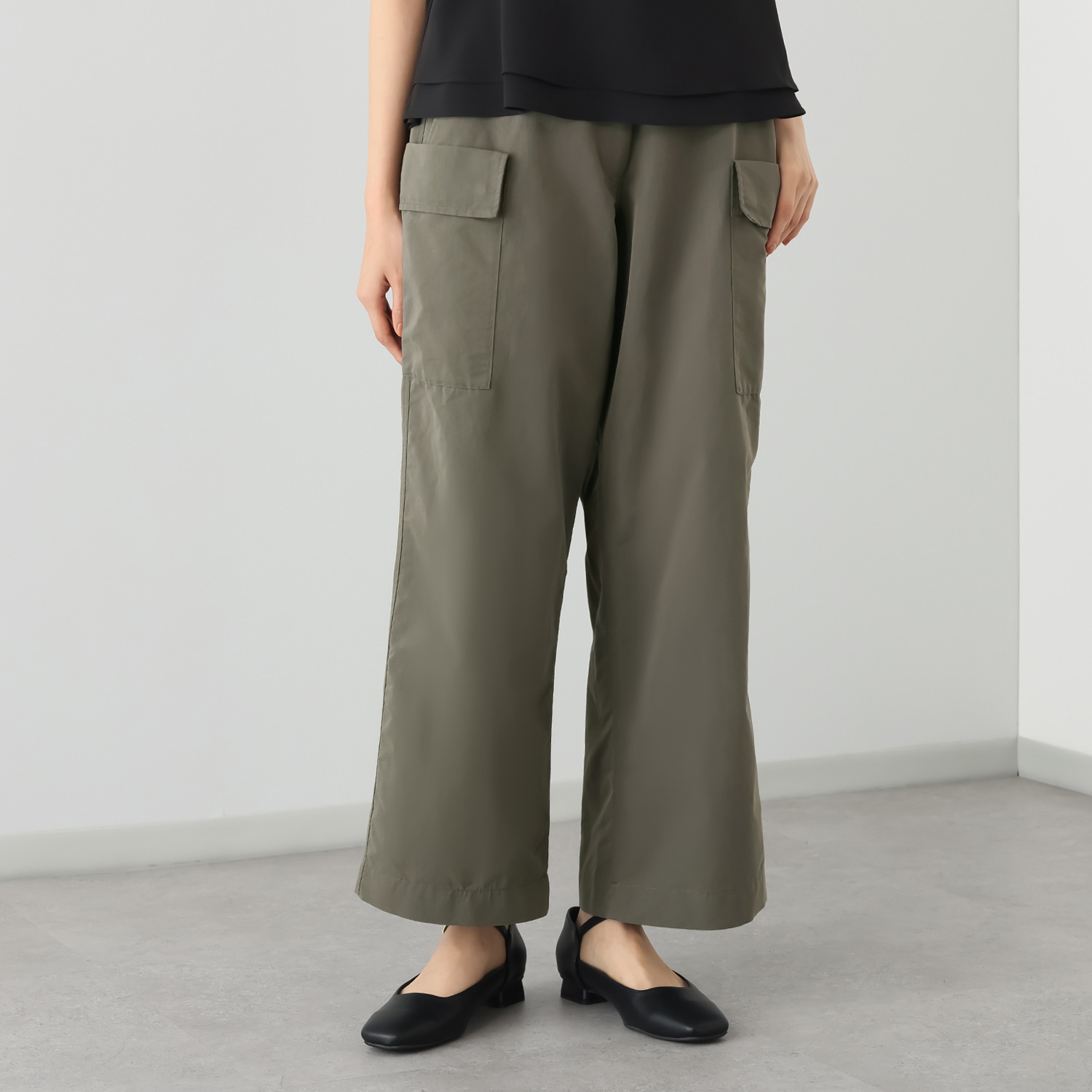 ＢＯＵＮＣＹ　ＢＯＮＤ シャンブレーツイル ハンサムカーゴパンツ