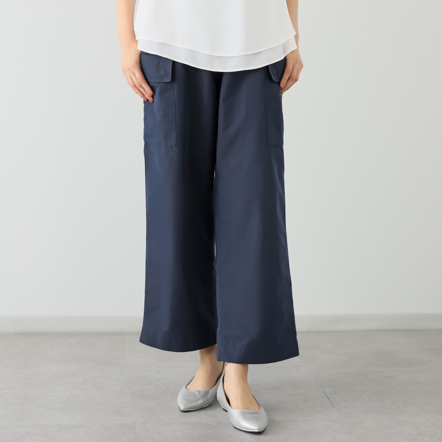 ＢＯＵＮＣＹ　ＢＯＮＤ シャンブレーツイル ハンサムカーゴパンツ