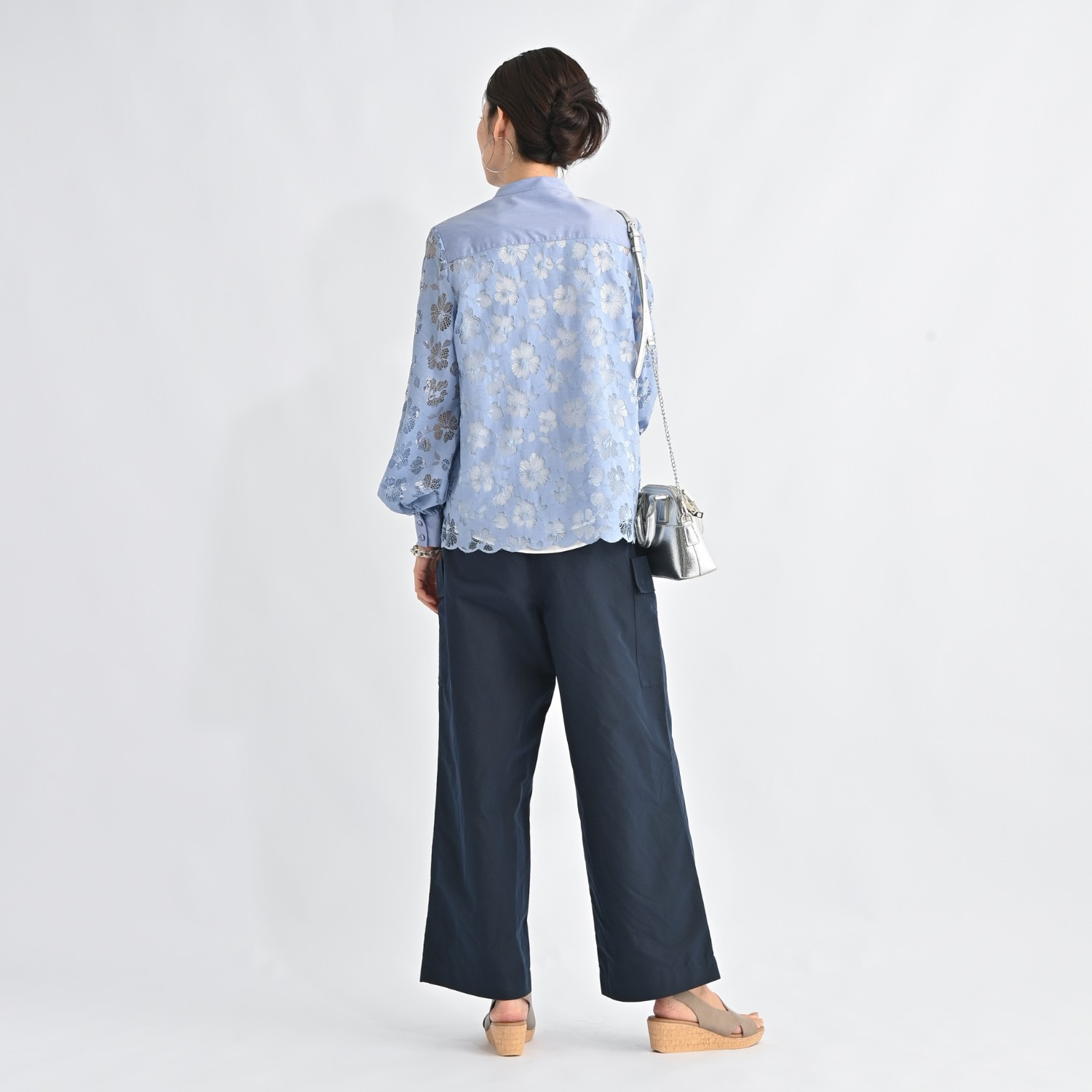 ＢＯＵＮＣＹ　ＢＯＮＤ シャンブレーツイル ハンサムカーゴパンツ