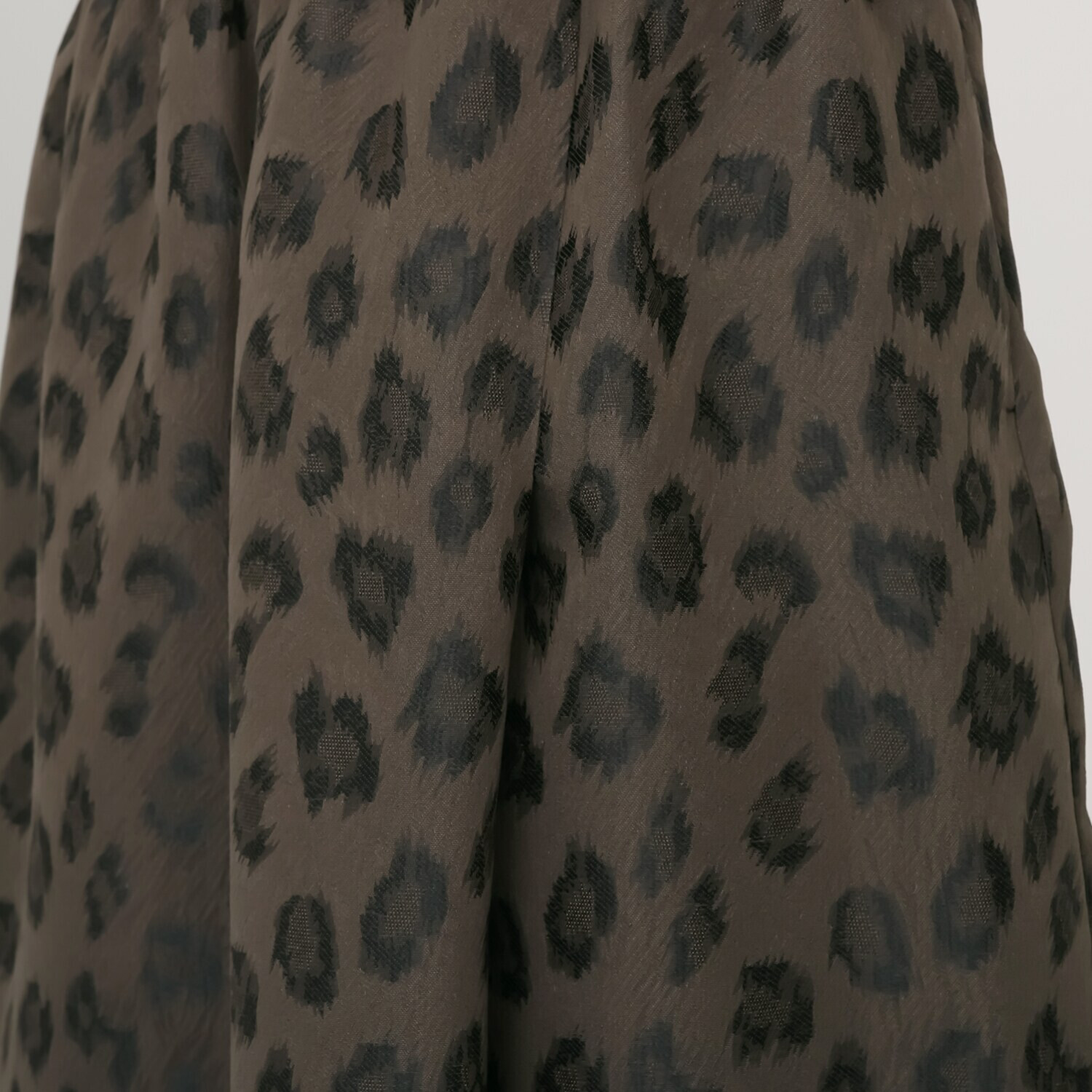 イフェメル／ ダブルフェーストーキョー 日本製 レオパード柄 ジャガードスカート