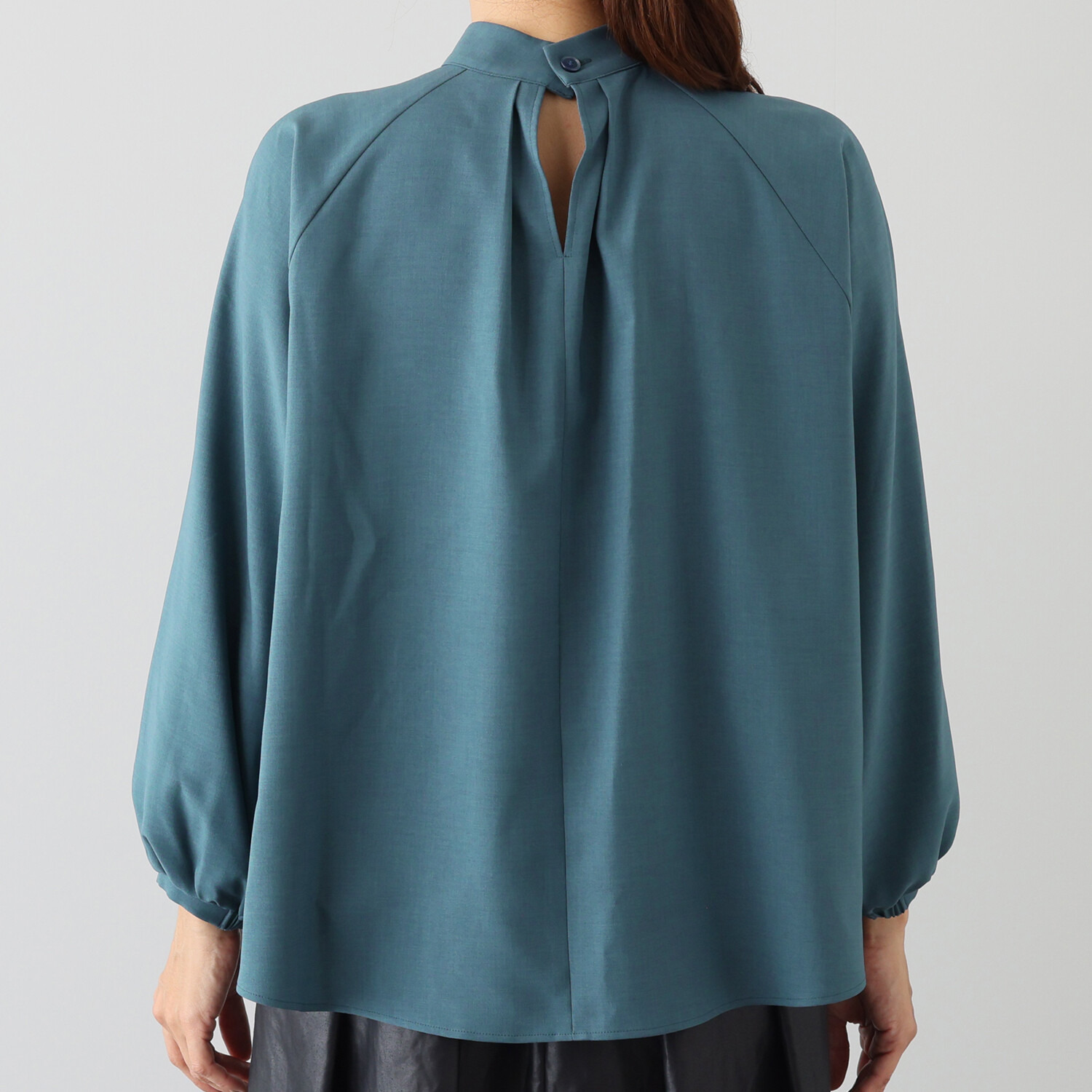 イフェメル／ ダブルフェーストーキョー 日本製 ラグランスリーブ スカーフタイブラウス