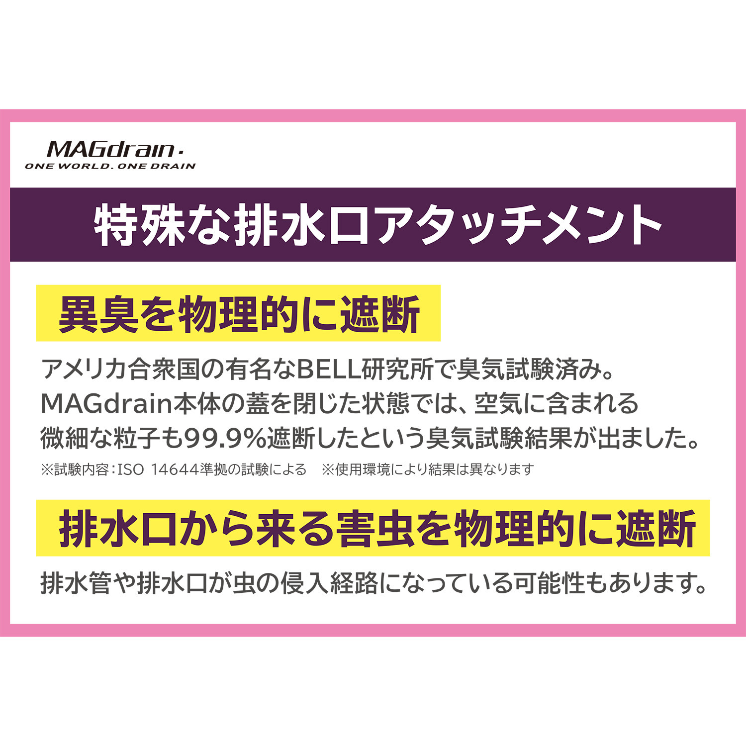 ビバライズ 自動開閉機能搭載 排水口用カバー マグドレイン２個セット