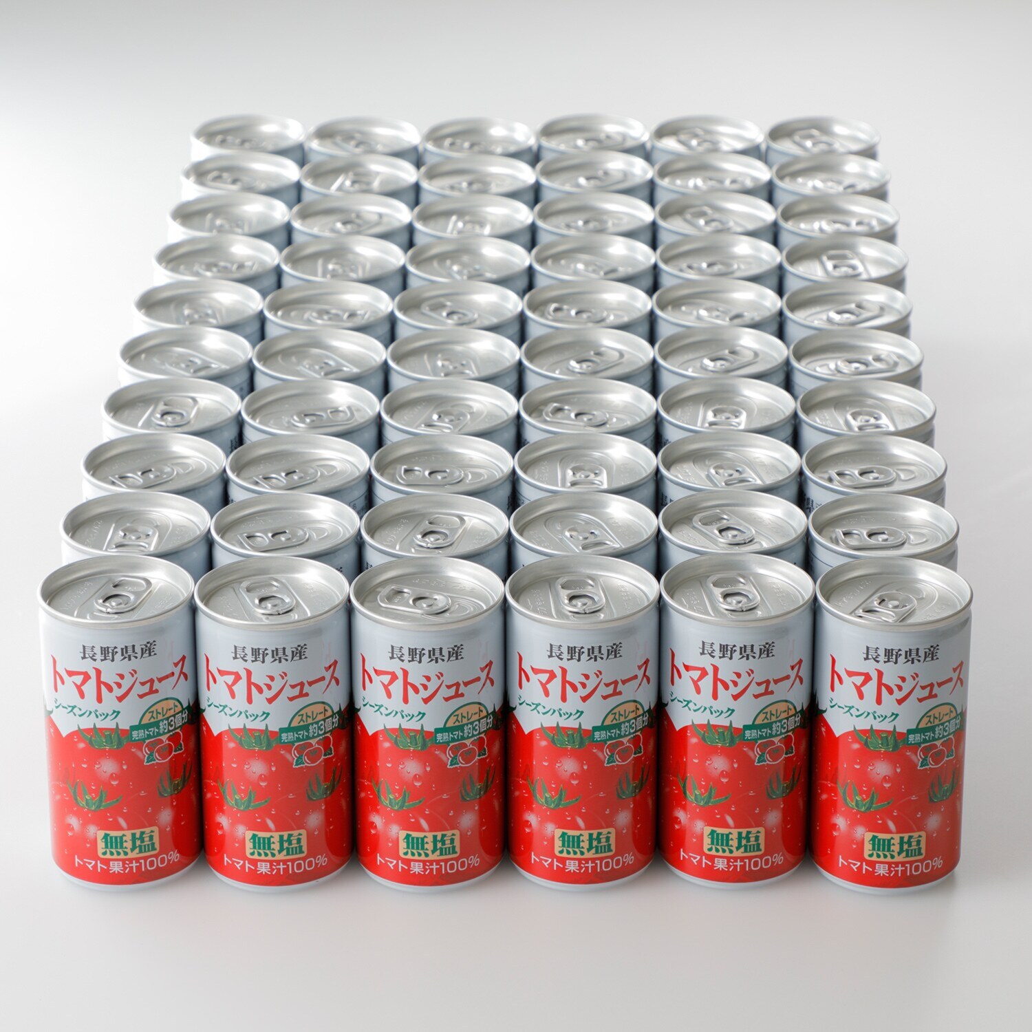 長野県産 完熟信州トマトジュース シーズンパック（無塩） ＜６０缶お買い得セット＞