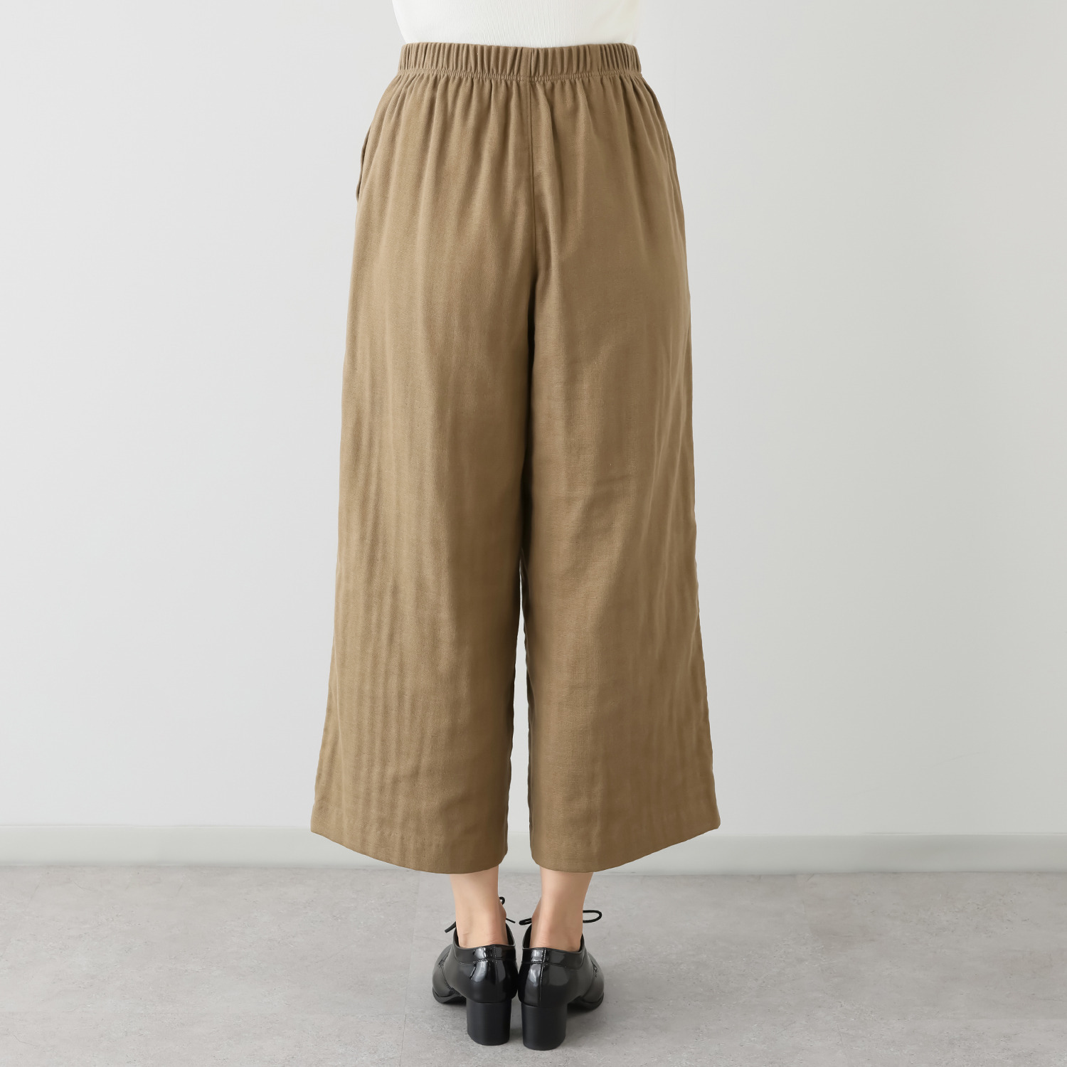 イージーライフ ＵＶカット トリプルガーゼ ワイドパンツ