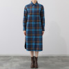 アズイズ　ビーマイセルフ バイ　ネイチャーズ ロキャロン タータンチェック シャツドレス