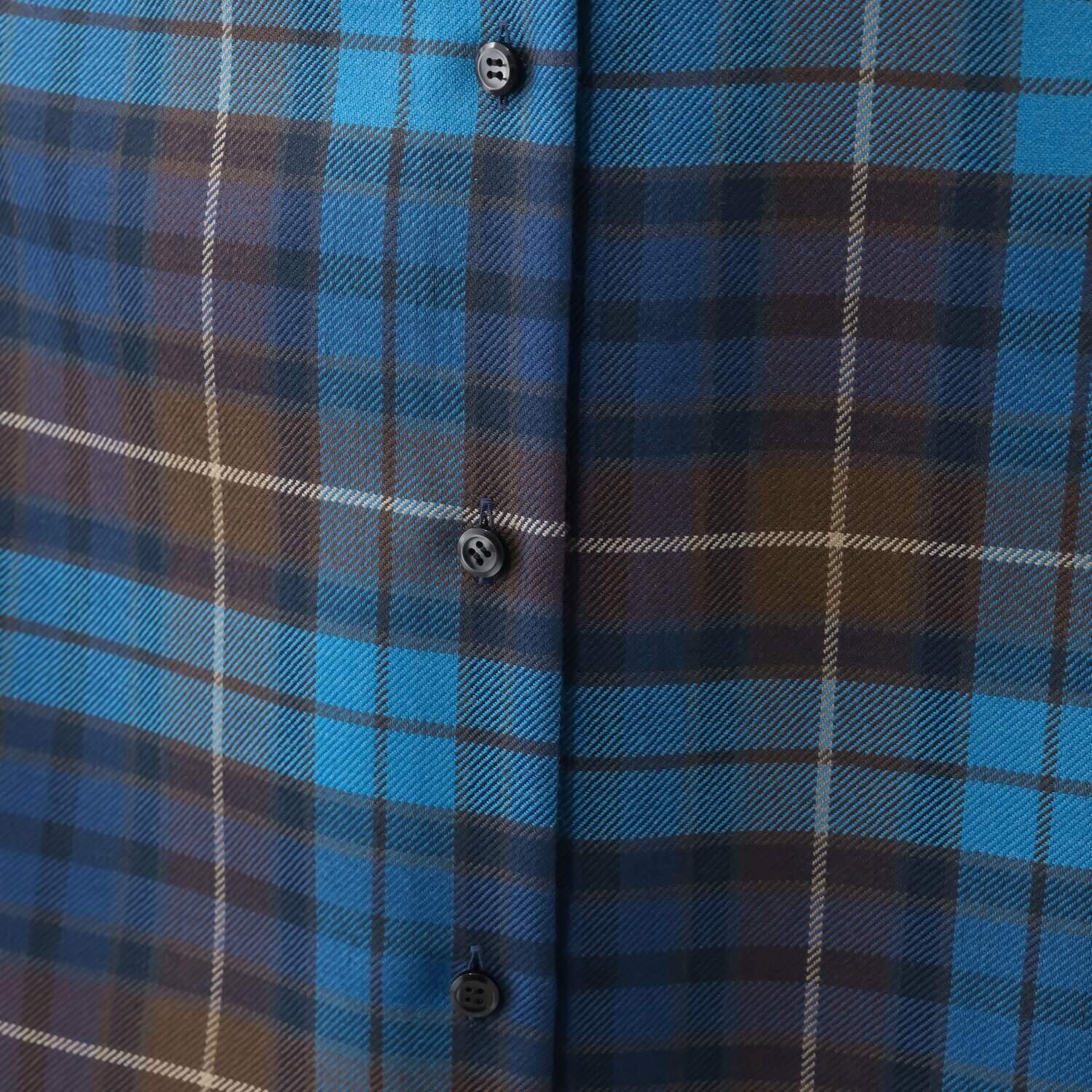 アズイズ　ビーマイセルフ バイ　ネイチャーズ ロキャロン タータンチェック シャツドレス