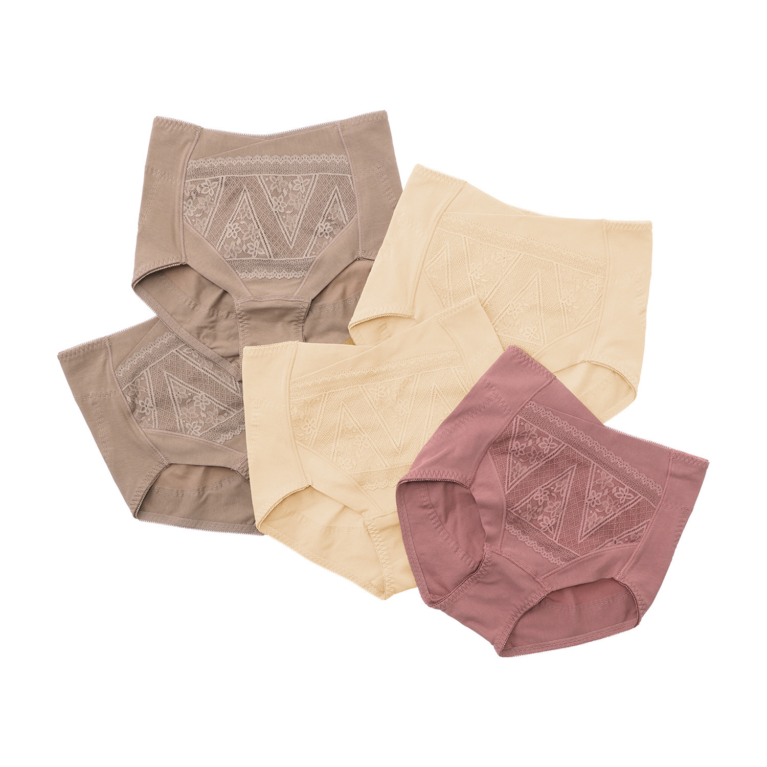 きれいになろう！ 制菌加工 綿混ベア天竺 超フィットショーツ “しっかりバージョン” ５枚セット