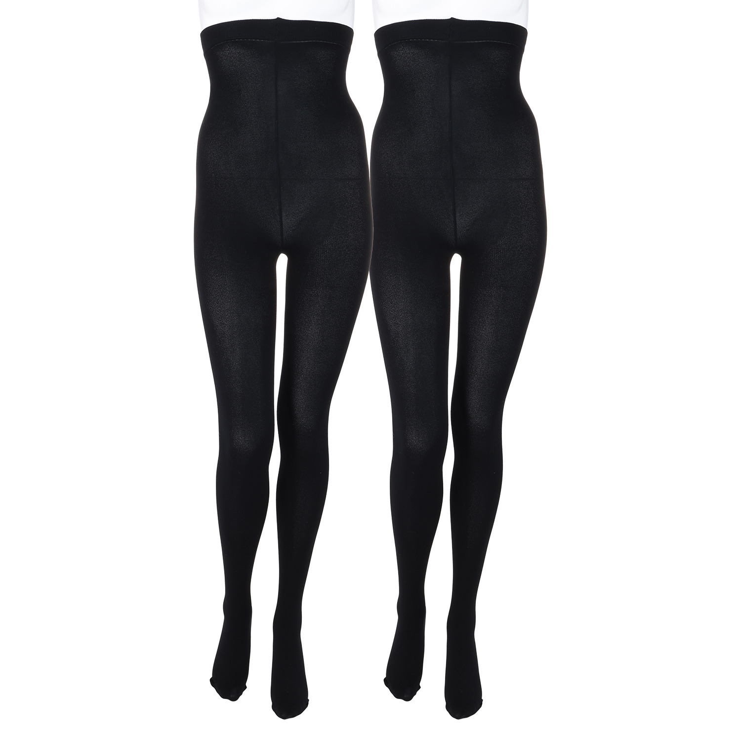 うらぽか 日本製 シルクプロテイン加工 なめらかタッチ プレミアムハラマキタイツ ２足組