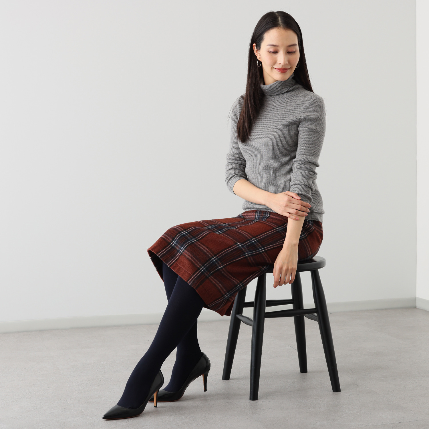 うらぽか 日本製 シルクプロテイン加工 なめらかタッチ プレミアムハラマキタイツ ２足組