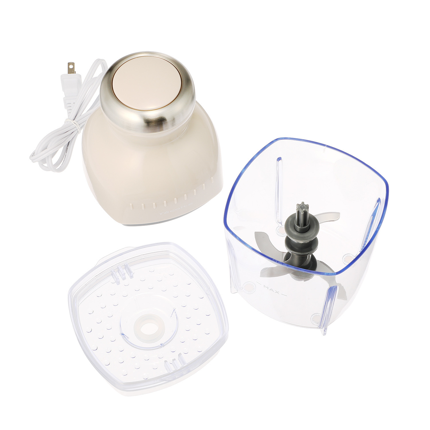 レコルト コンパクトなのにパワフル １台７役の フードプロセッサー カプセルカッター “ボンヌ”特別セット