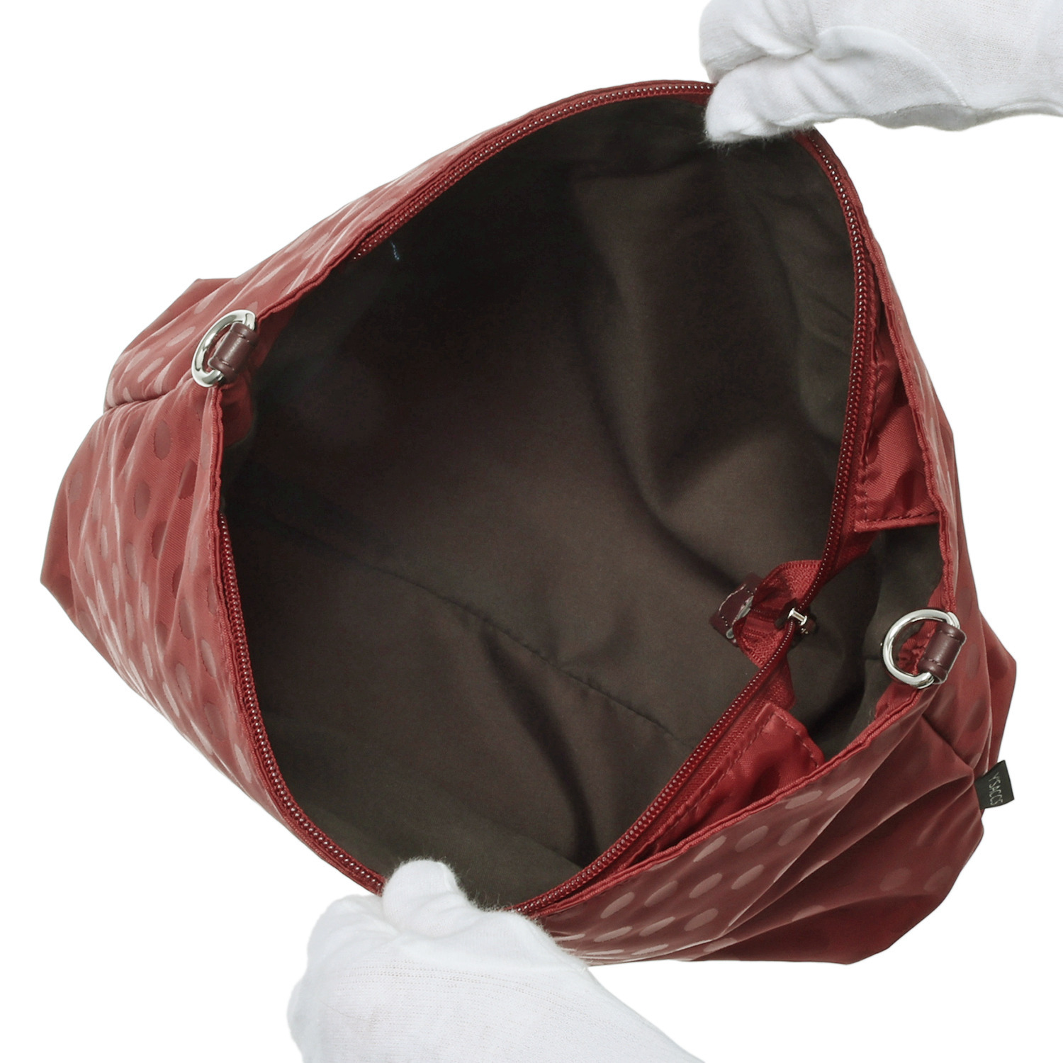 イザック はっ水　軽量 ドットジャガード ２ウェイトートバッグ＆ ショルダーバッグセット