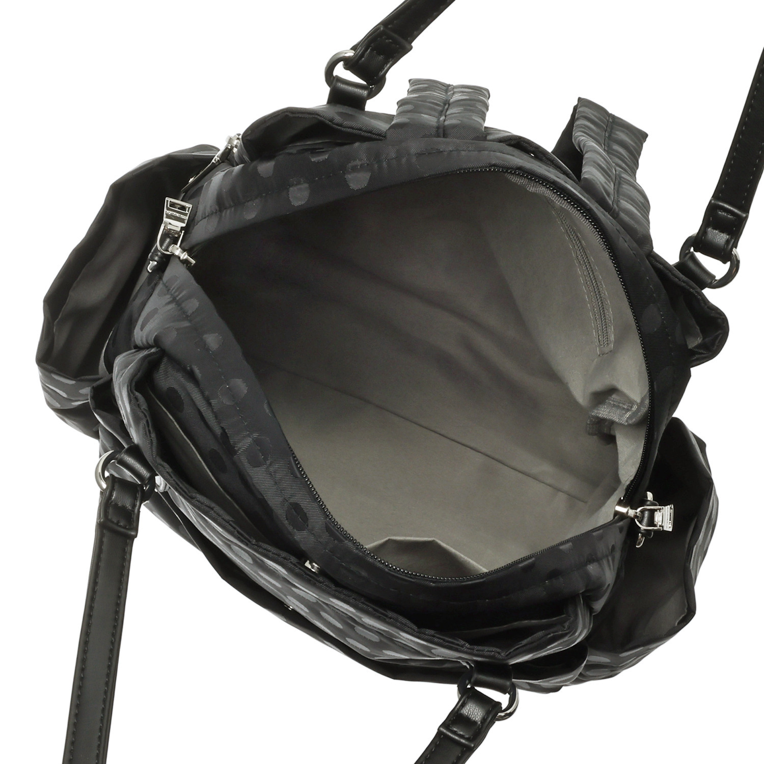 イザック はっ水　軽量 ドットジャガード ３ウェイリュック＆ サコッシュセット