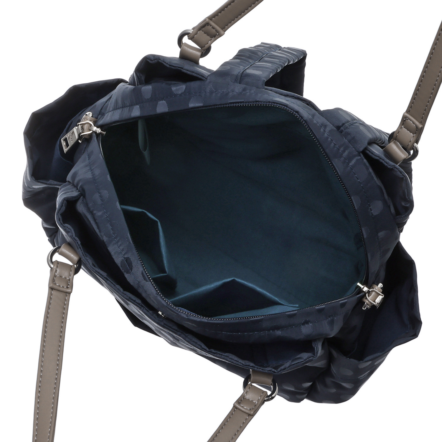 イザック はっ水　軽量 ドットジャガード ３ウェイリュック＆ サコッシュセット