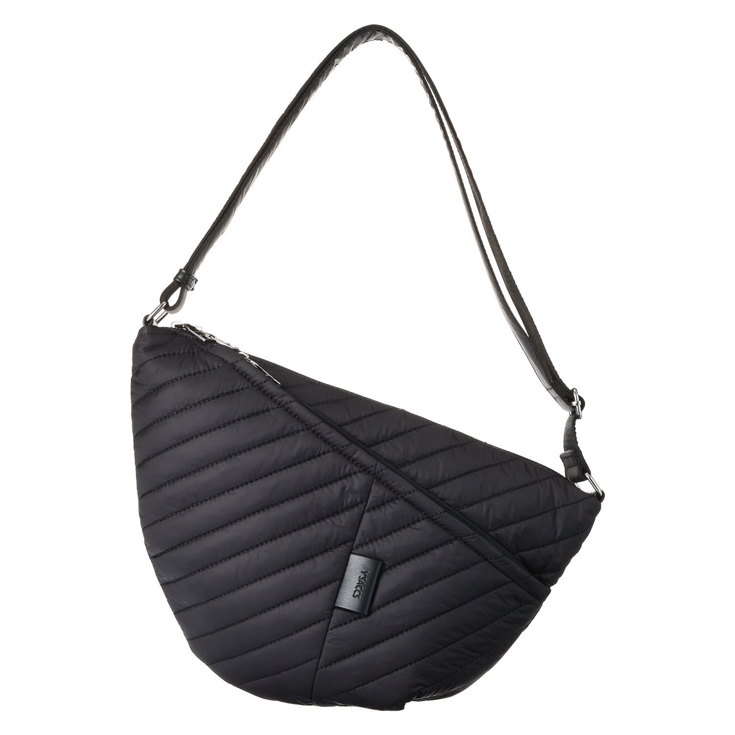 イザック はっ水　軽量 ナイロンキルティング ショルダーバッグ