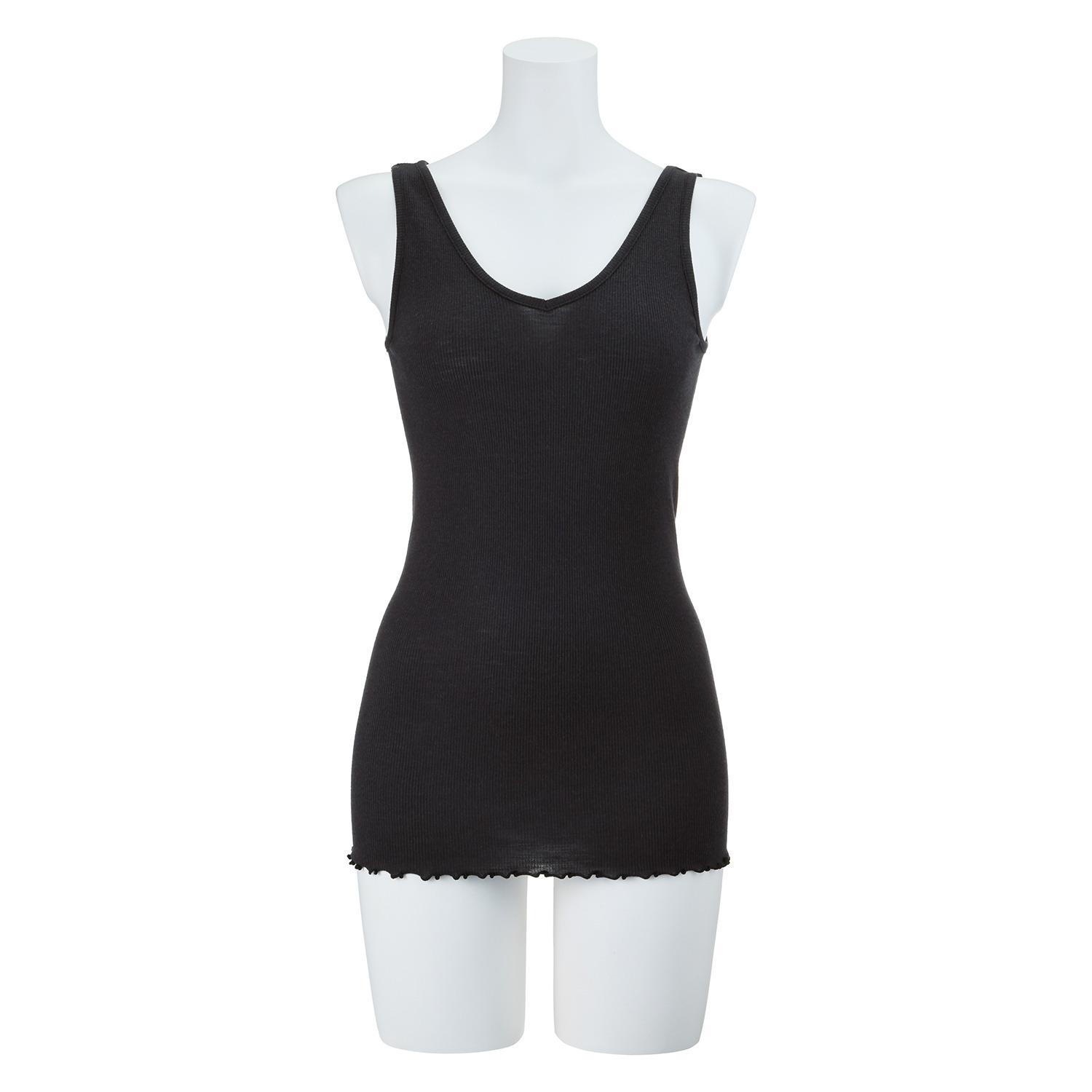 ヘ・エラ 日本製 抗菌防臭・消臭・吸湿発熱 極上メリノウール１００％ タンクトップ