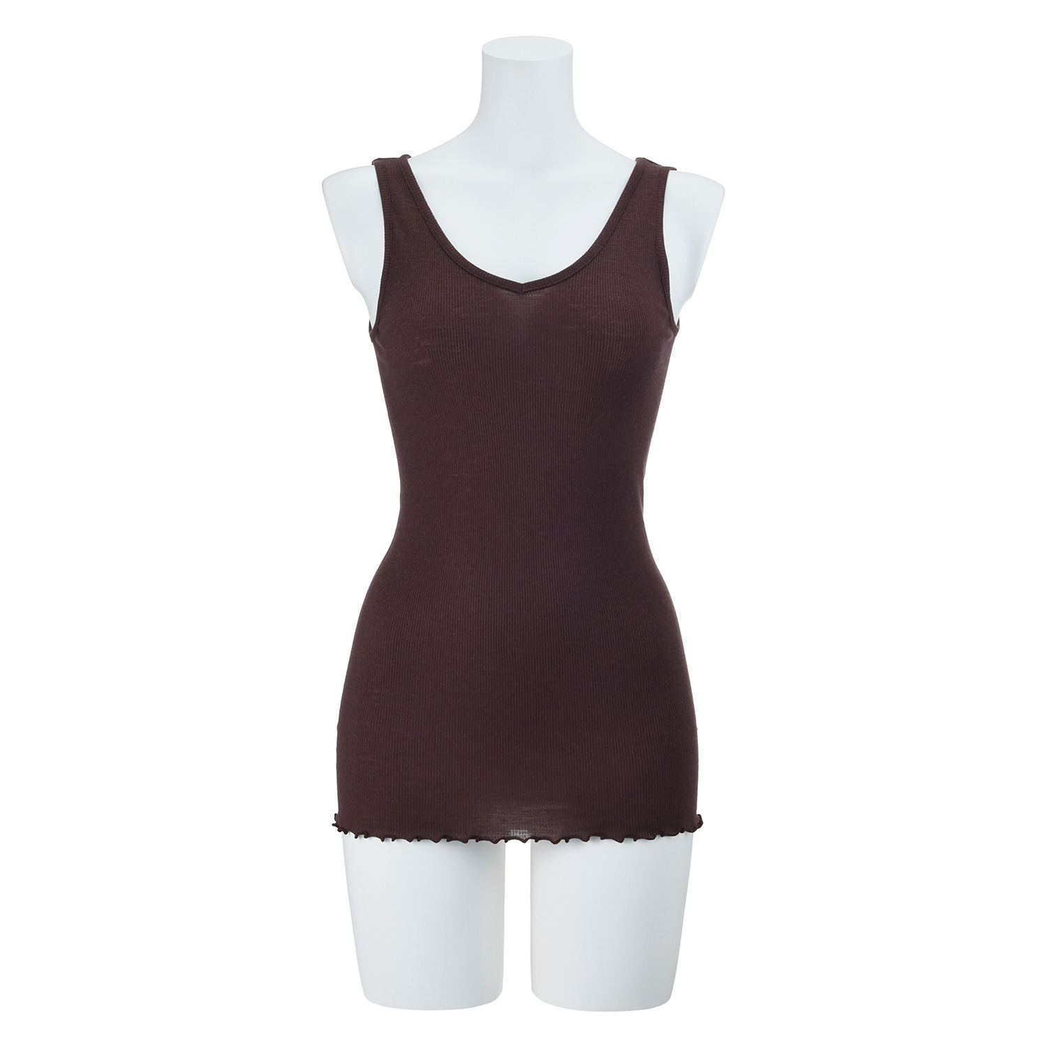 ヘ・エラ 日本製 抗菌防臭・消臭・吸湿発熱 極上メリノウール１００％ タンクトップ