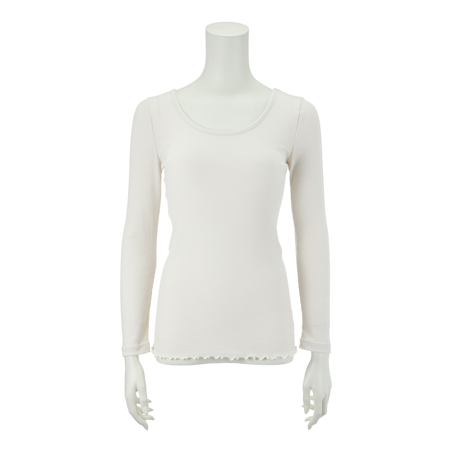 ヘ・エラ 日本製 抗菌防臭・消臭・吸湿発熱 極上メリノウール１００％ バレエネックインナー