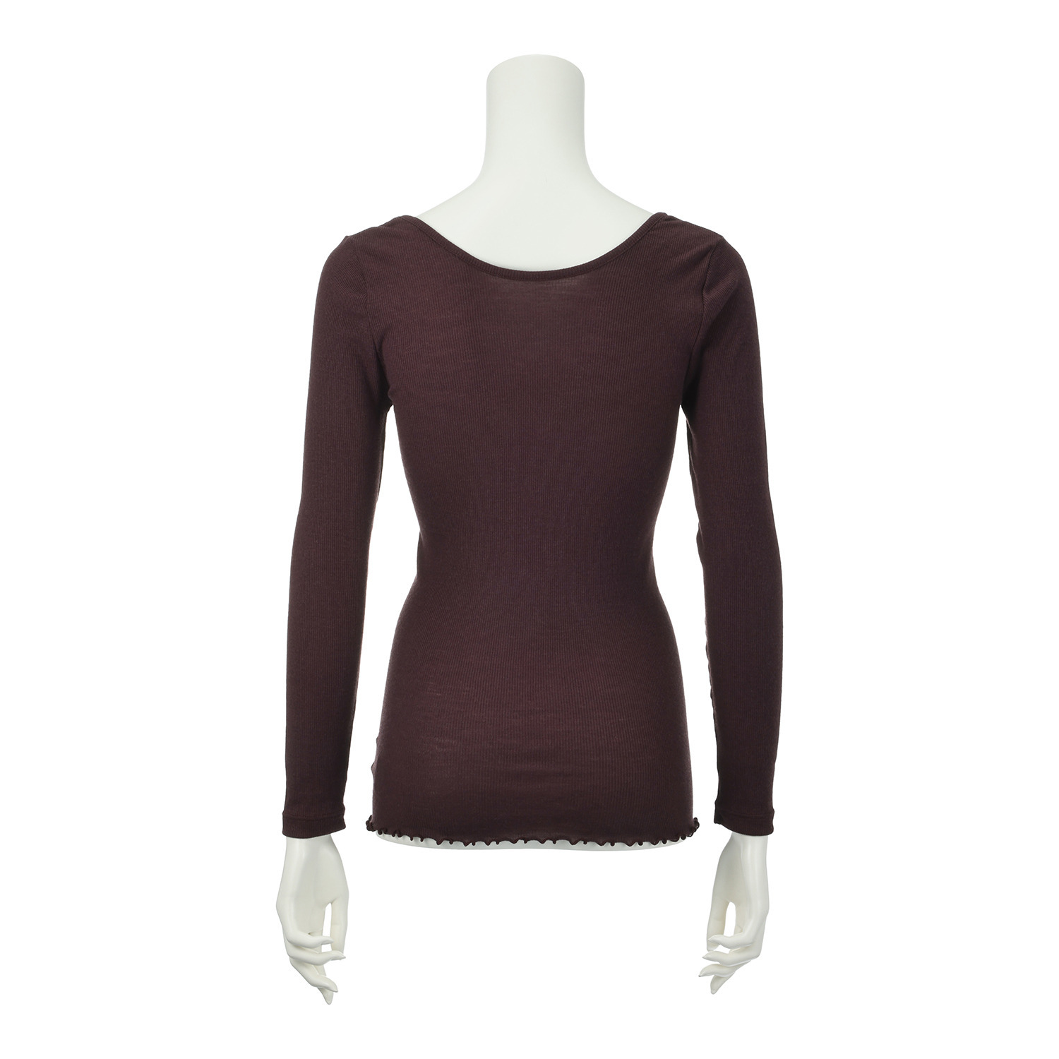 ヘ・エラ 日本製 抗菌防臭・消臭・吸湿発熱 極上メリノウール１００％ バレエネックインナー