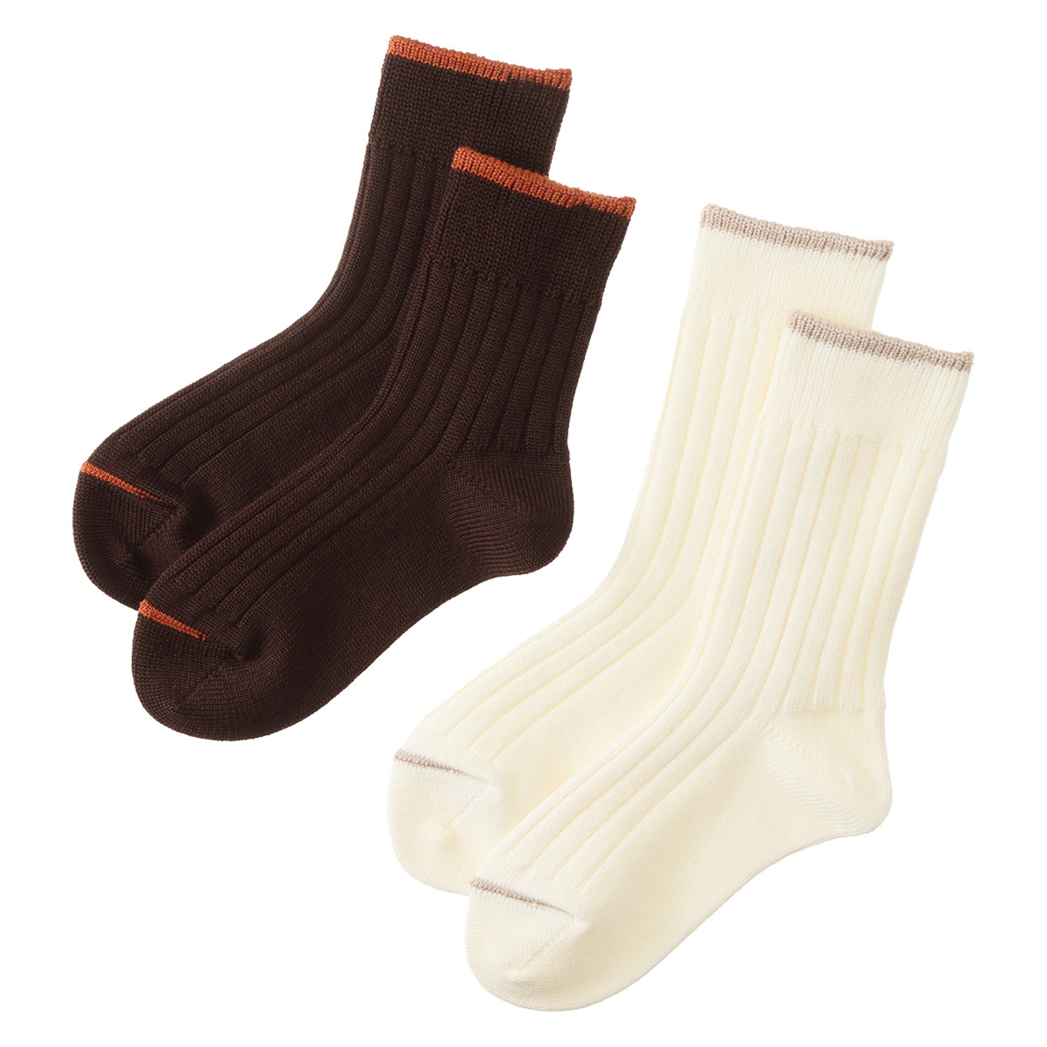 ヘ・エラ 日本製　消臭 メリノウール使用 靴下２足組＜婦人用＞