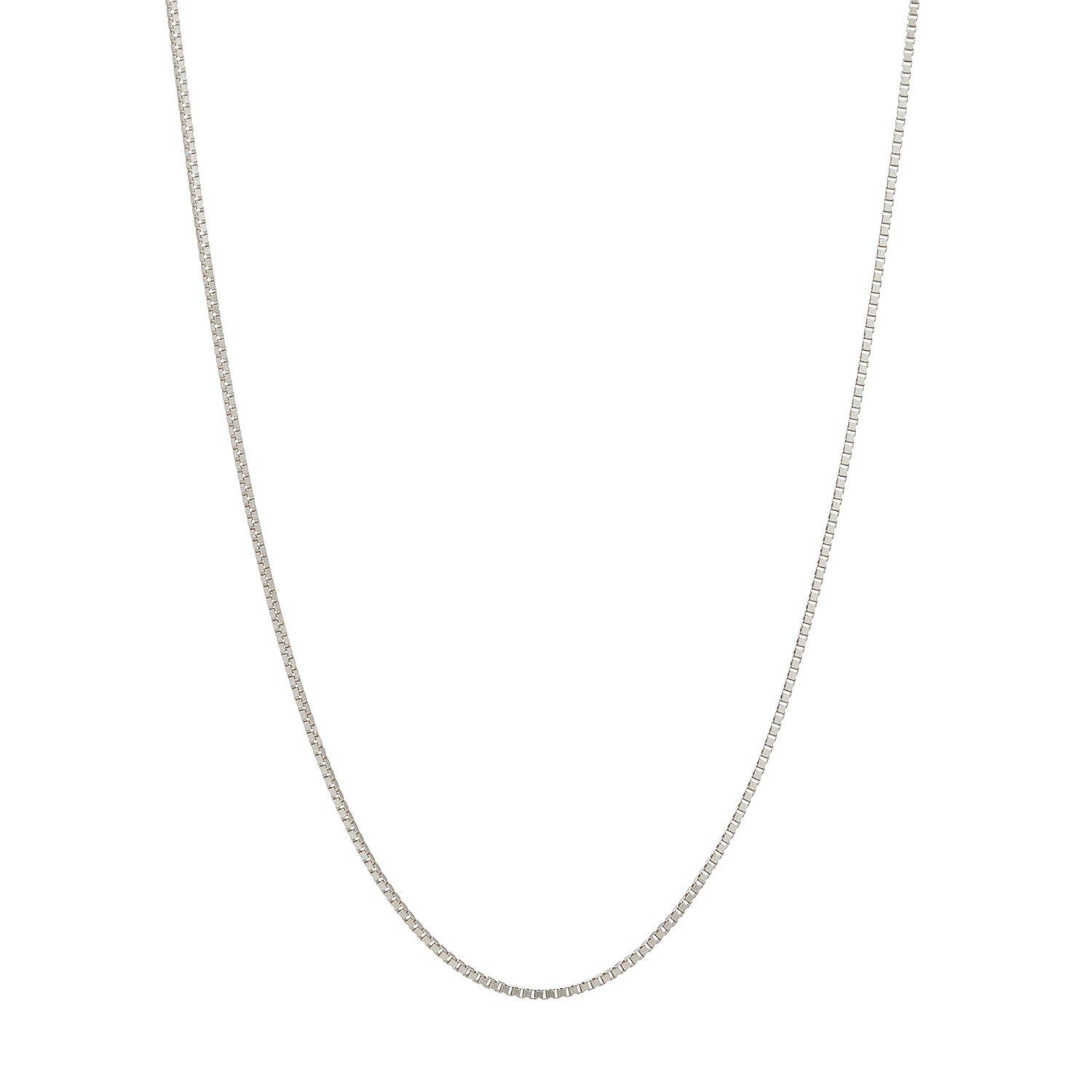 ルチェルーナ シルバー ボックスチェーン ネックレス